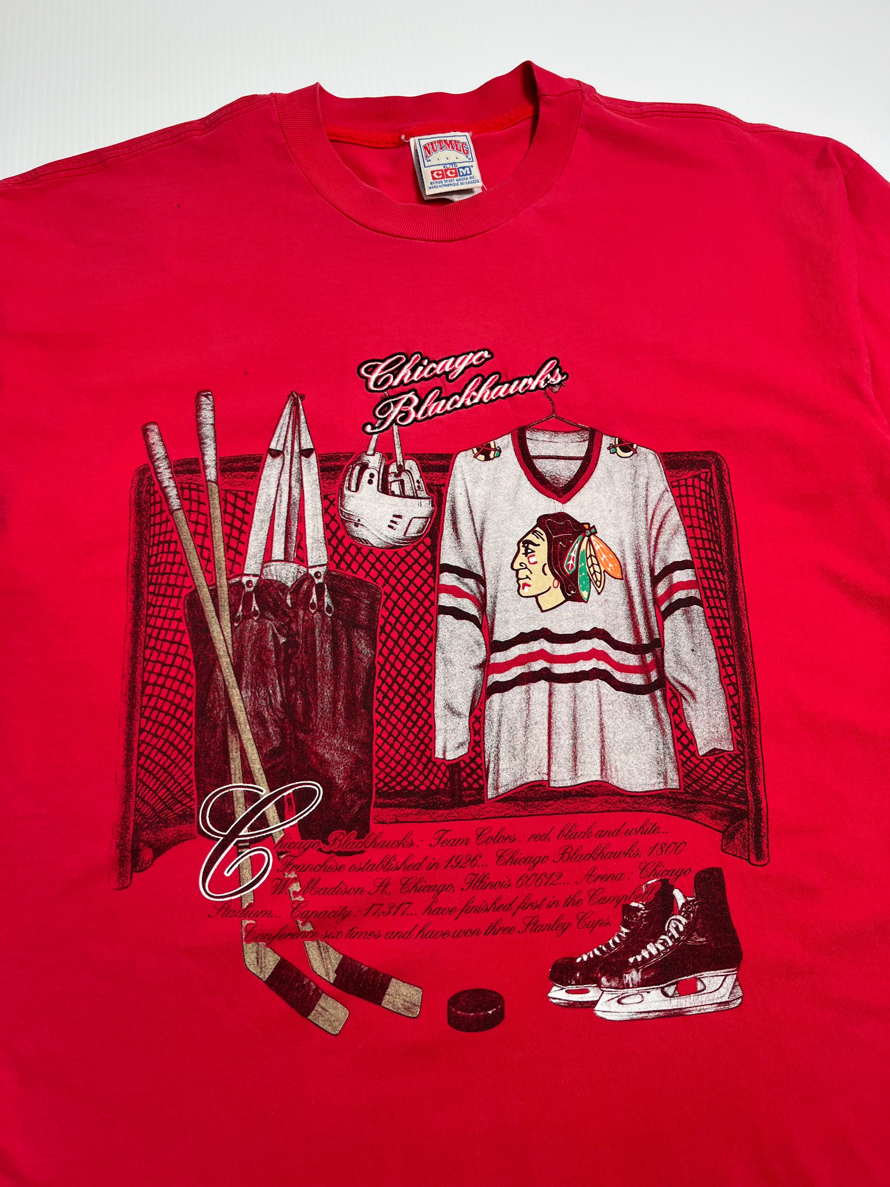 90s Chicago Blackhawks NHL Tee XL