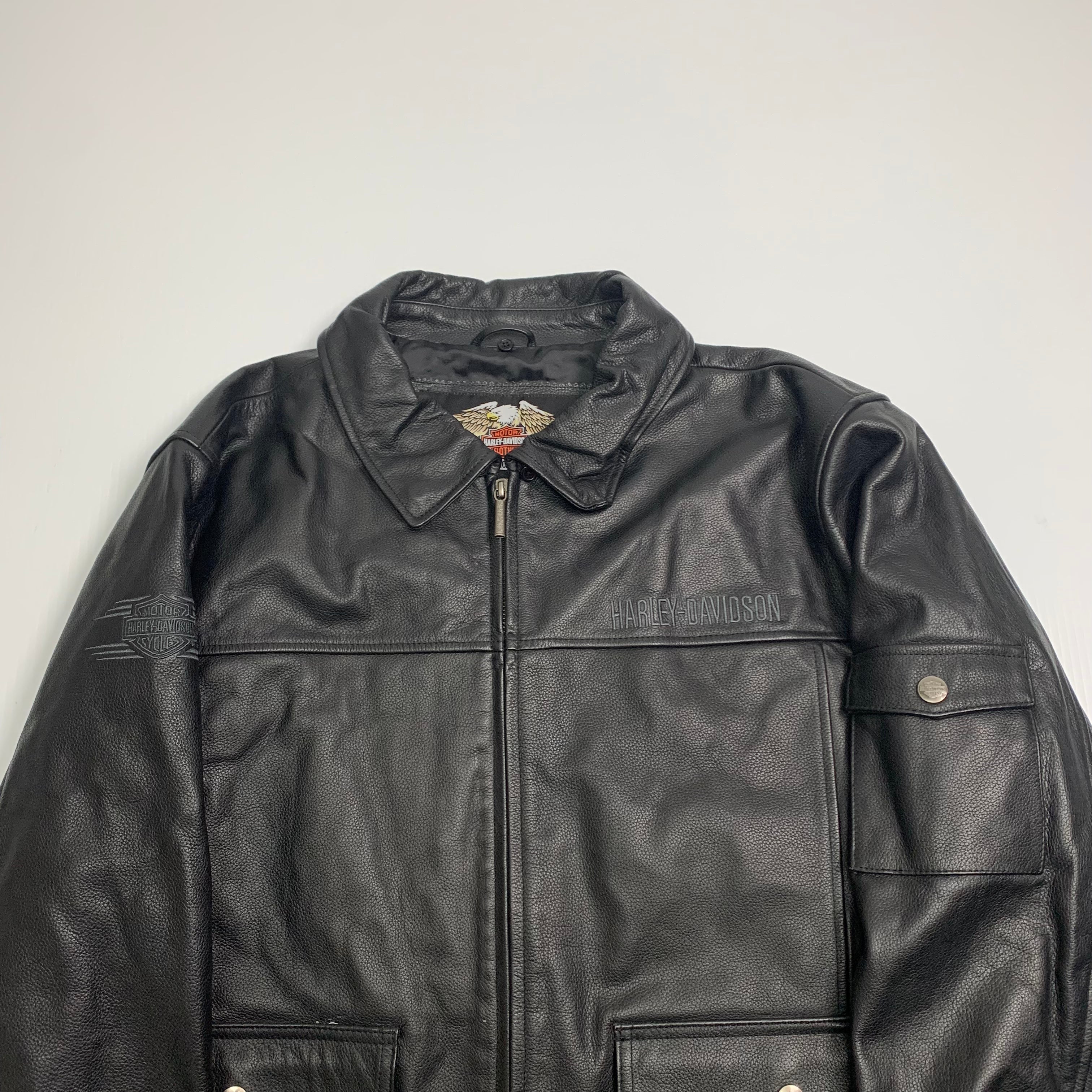Vintage Harley Davidson Leather Jacket XXL