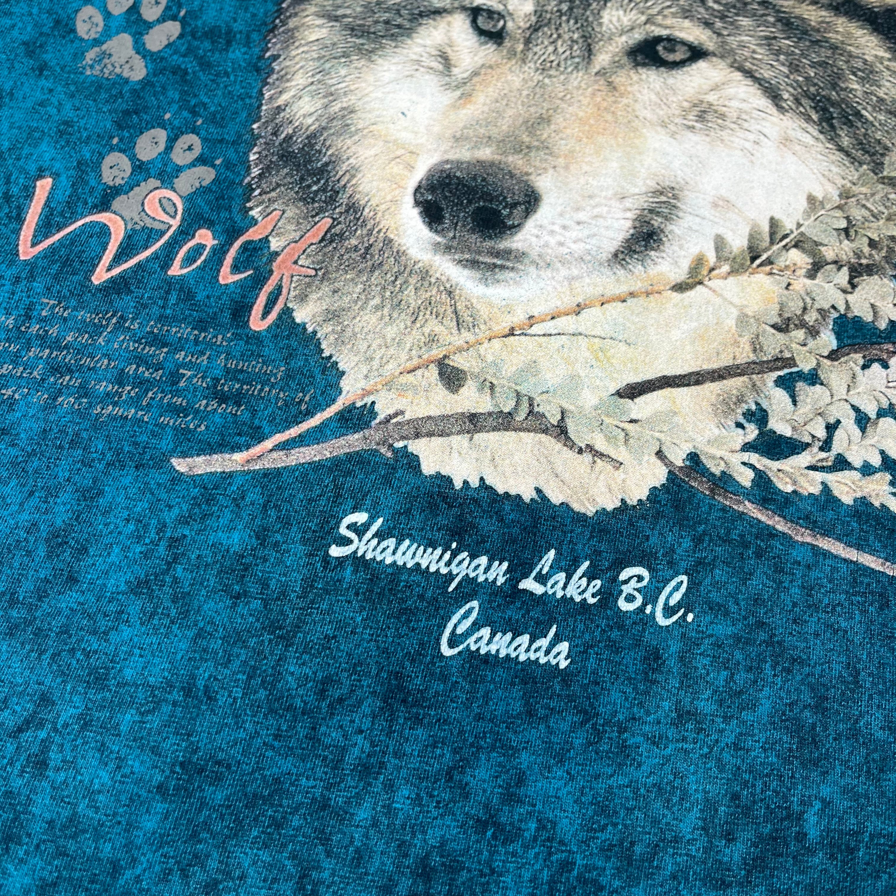Vintage Wolf Shawnigan Lake Full Print Tee XL