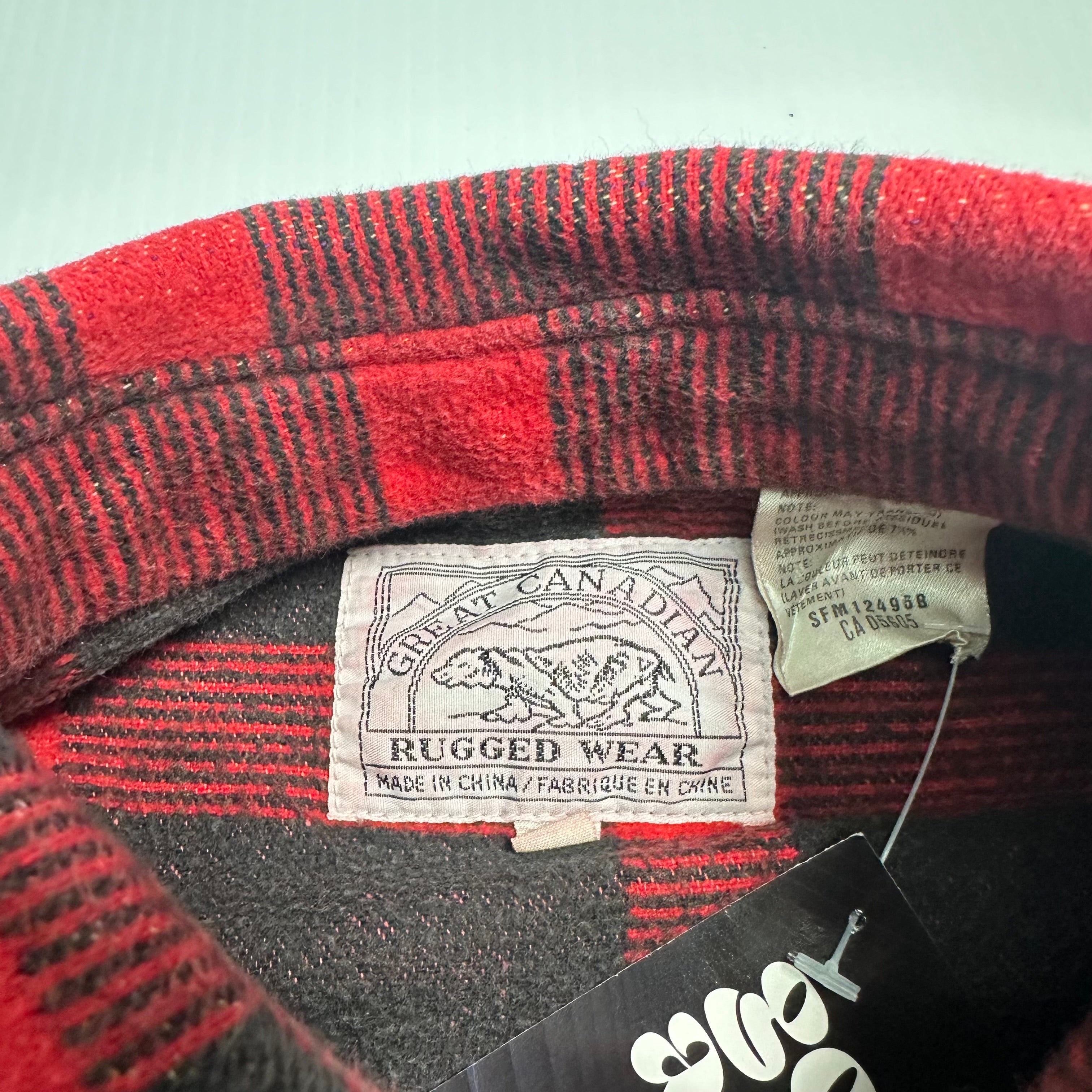 Vintage Great Canadian Rugged Wear Flannel M