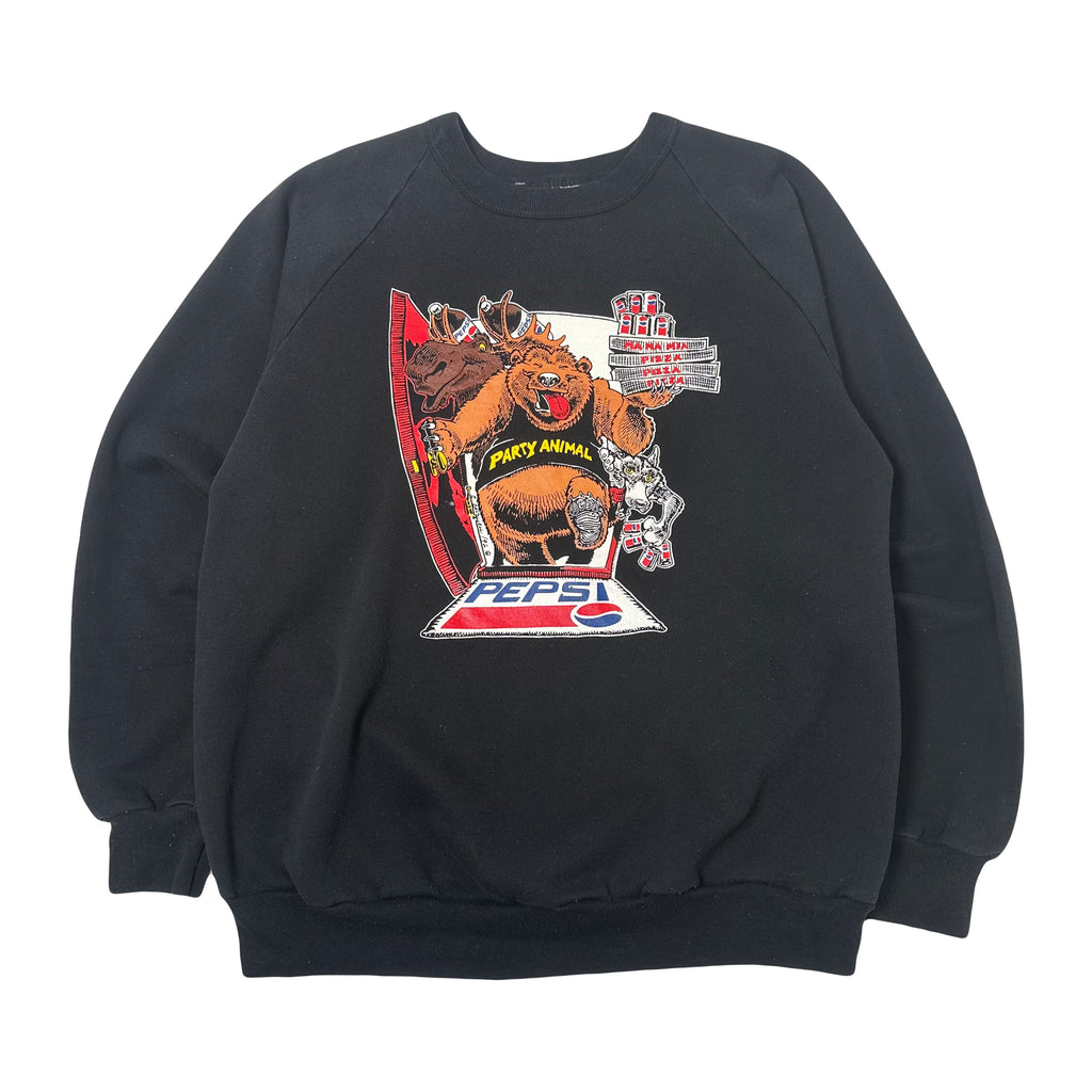 90s Pepsi Party Animal Graphic Crewneck L