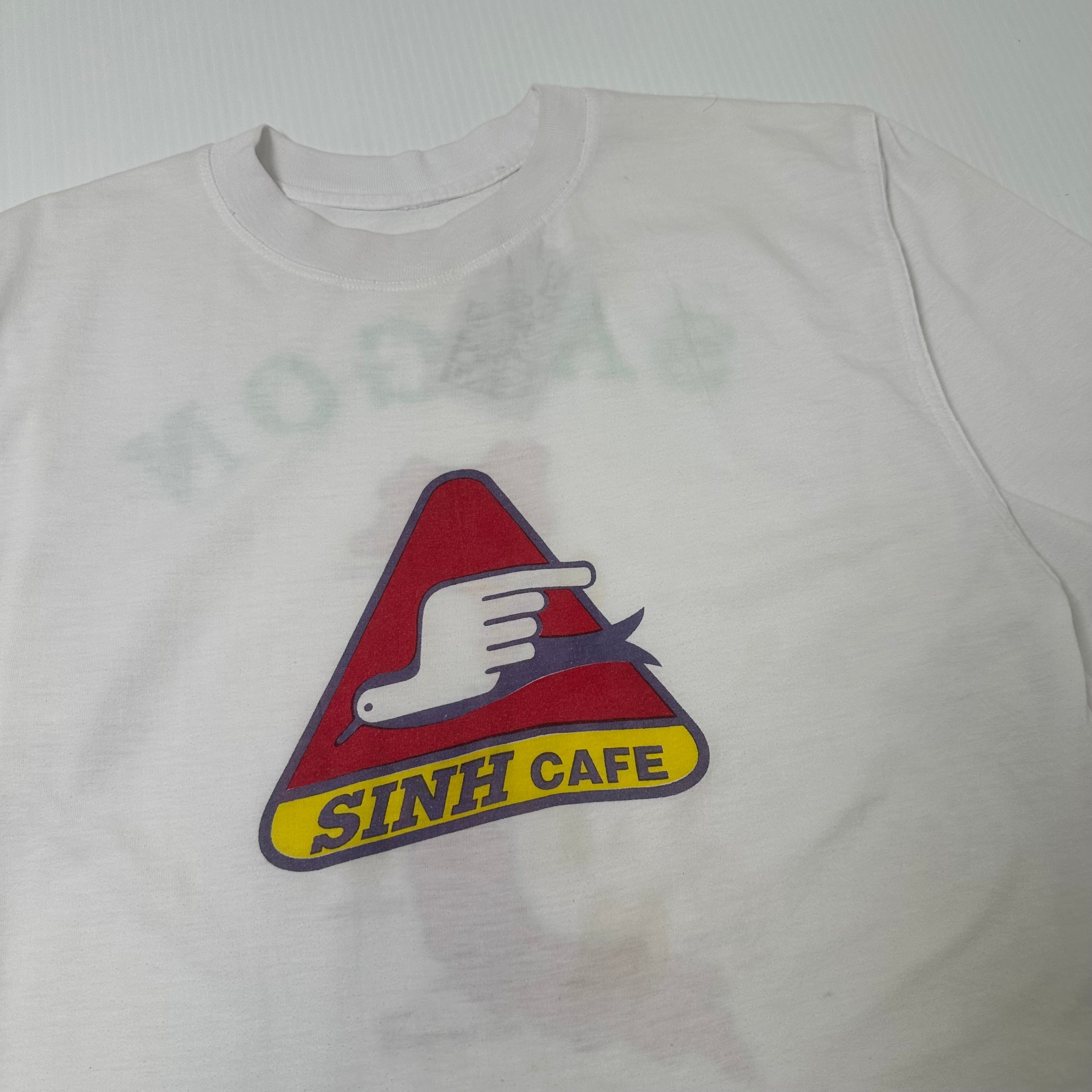 Vintage Sinh Cafe Saigon Graphic Tee L