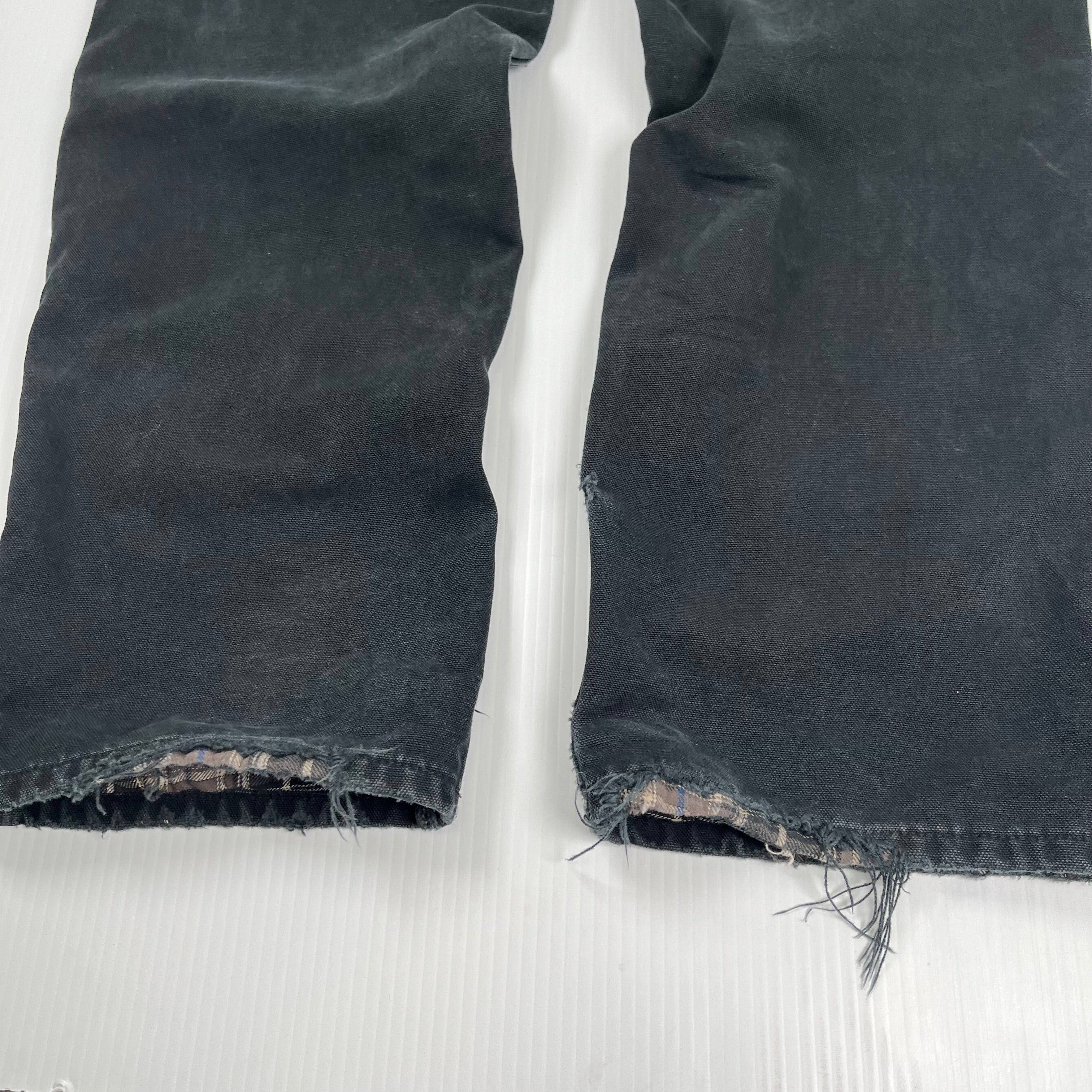 Vintage Carhartt Blanket Lined Carpenter Denim 32
