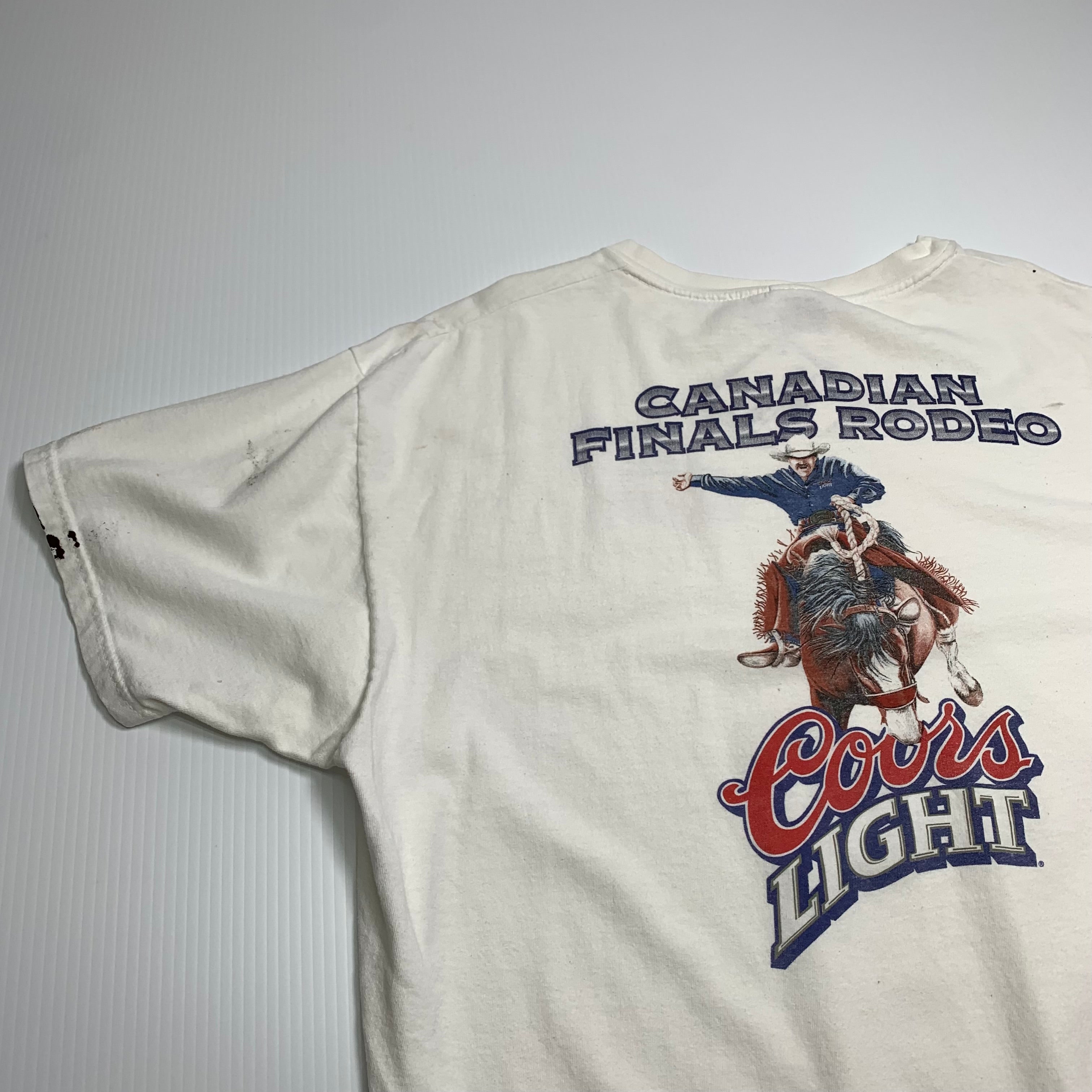 Vintage Coors Light 25 Year Canadian Rodeo Tee XL