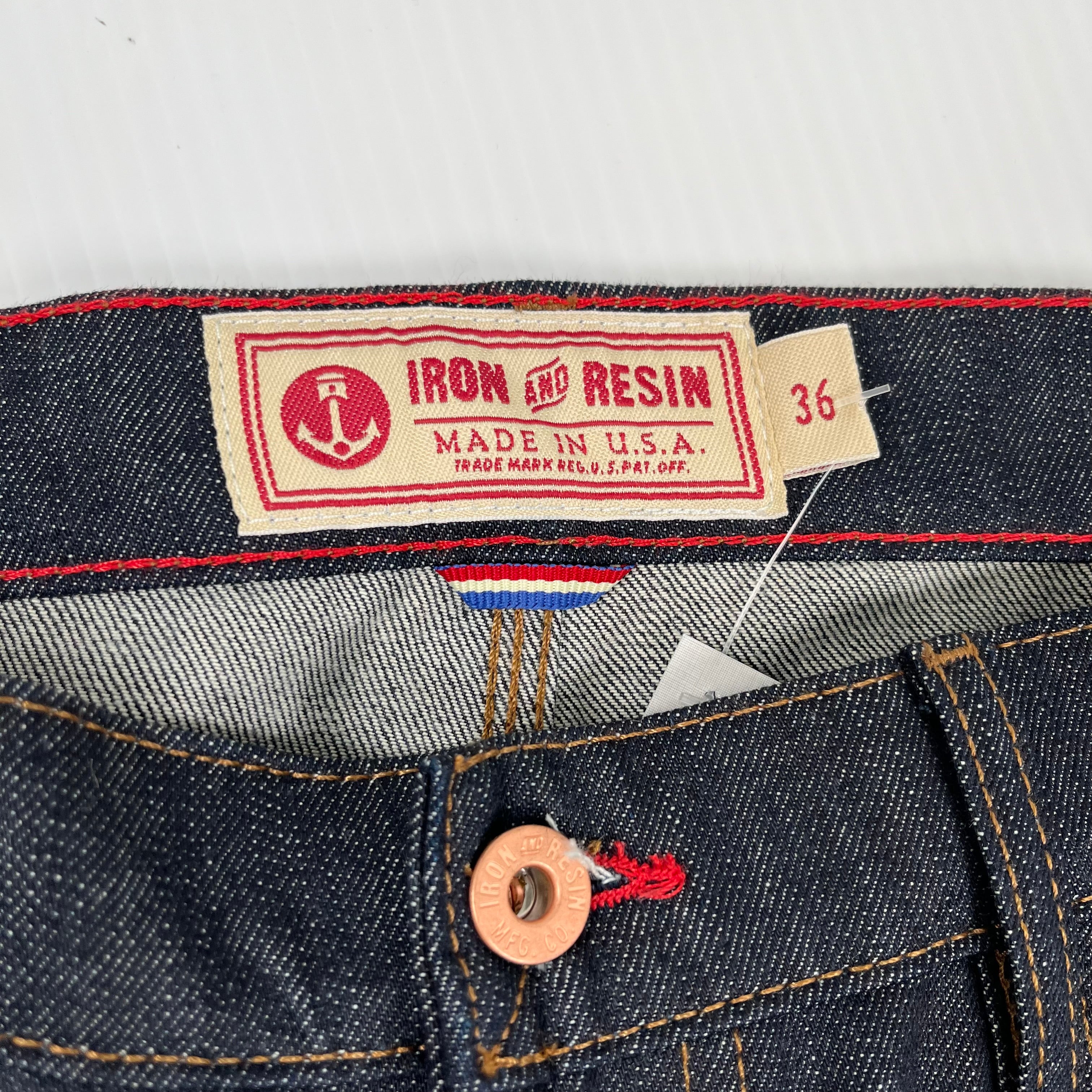 Iron And Resin Enduro Dark Wash Denim 36