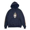 Vintage Brody Skull On Fire Hoodie S