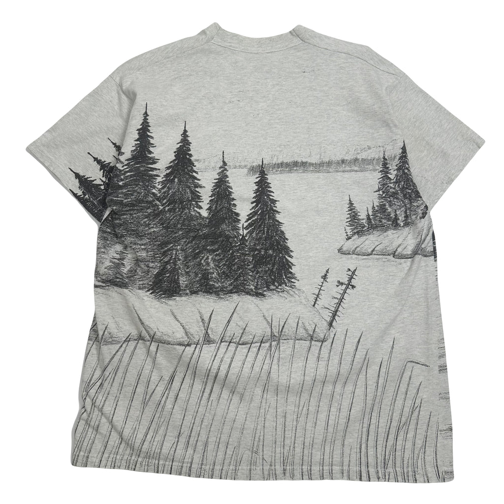90s Loon Nature AOP Graphic Tee XL