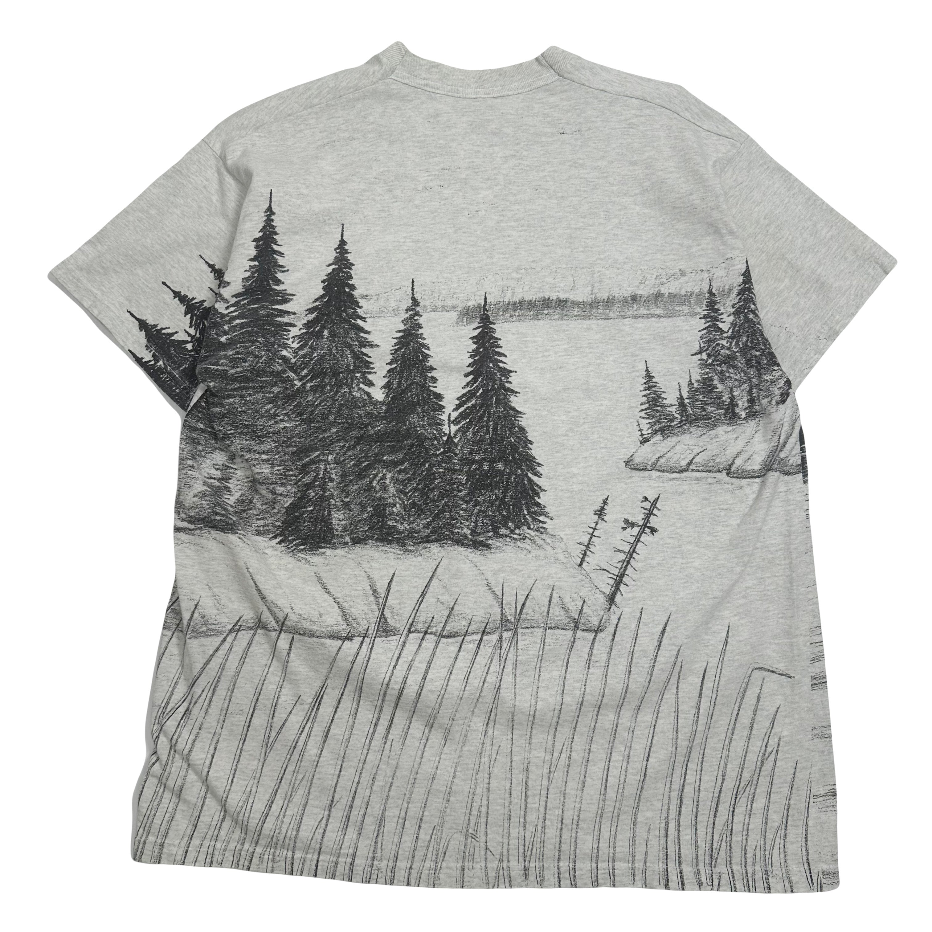 90s Loon Nature AOP Graphic Tee XL