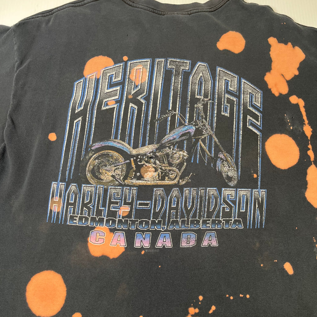 Harley Davidson Bleach Spot Pocket Tee XL
