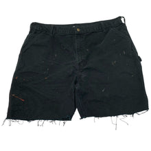 Load image into Gallery viewer, Black Carhartt Cutoff Jorts 38
