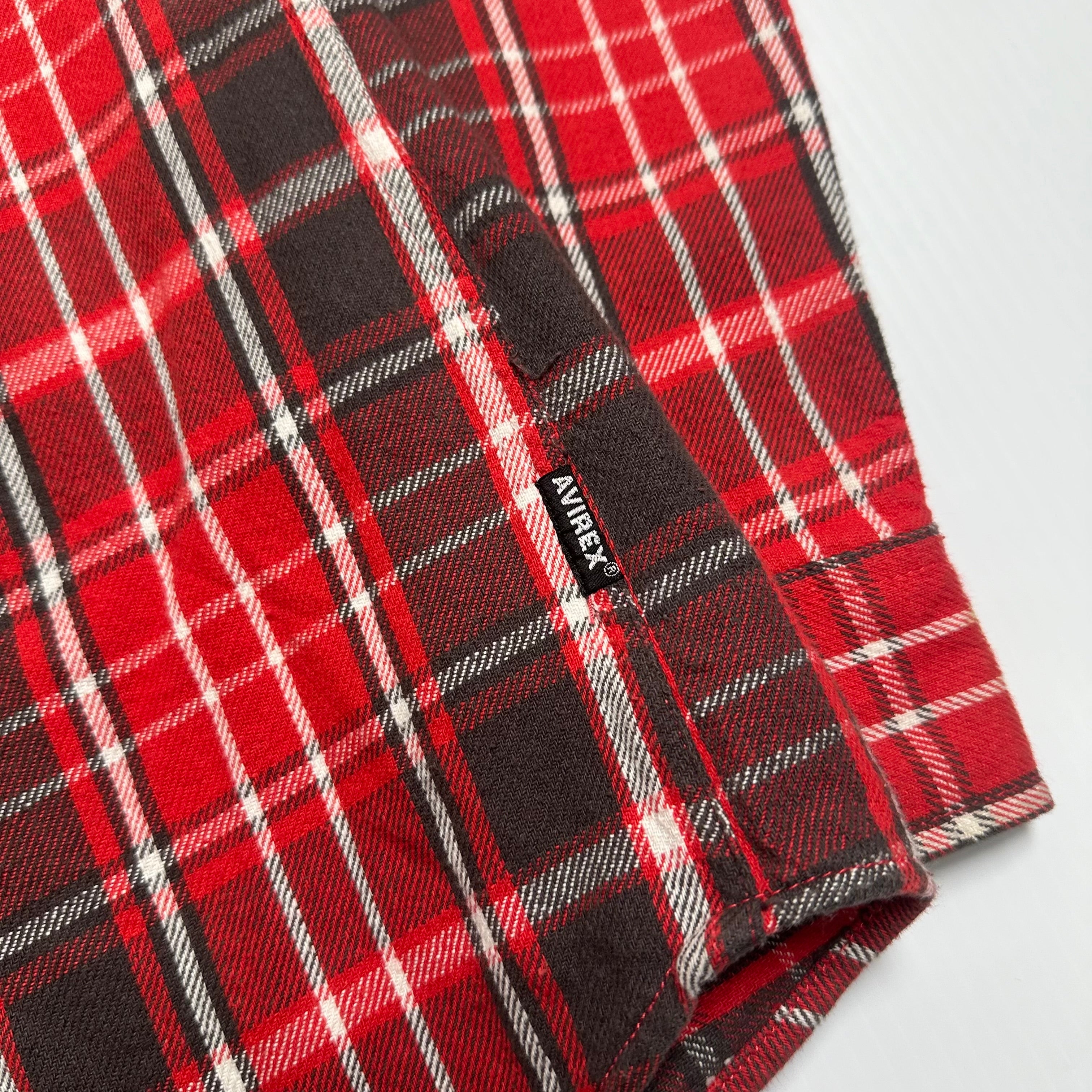 Y2K Avirex Plaid Flannel L