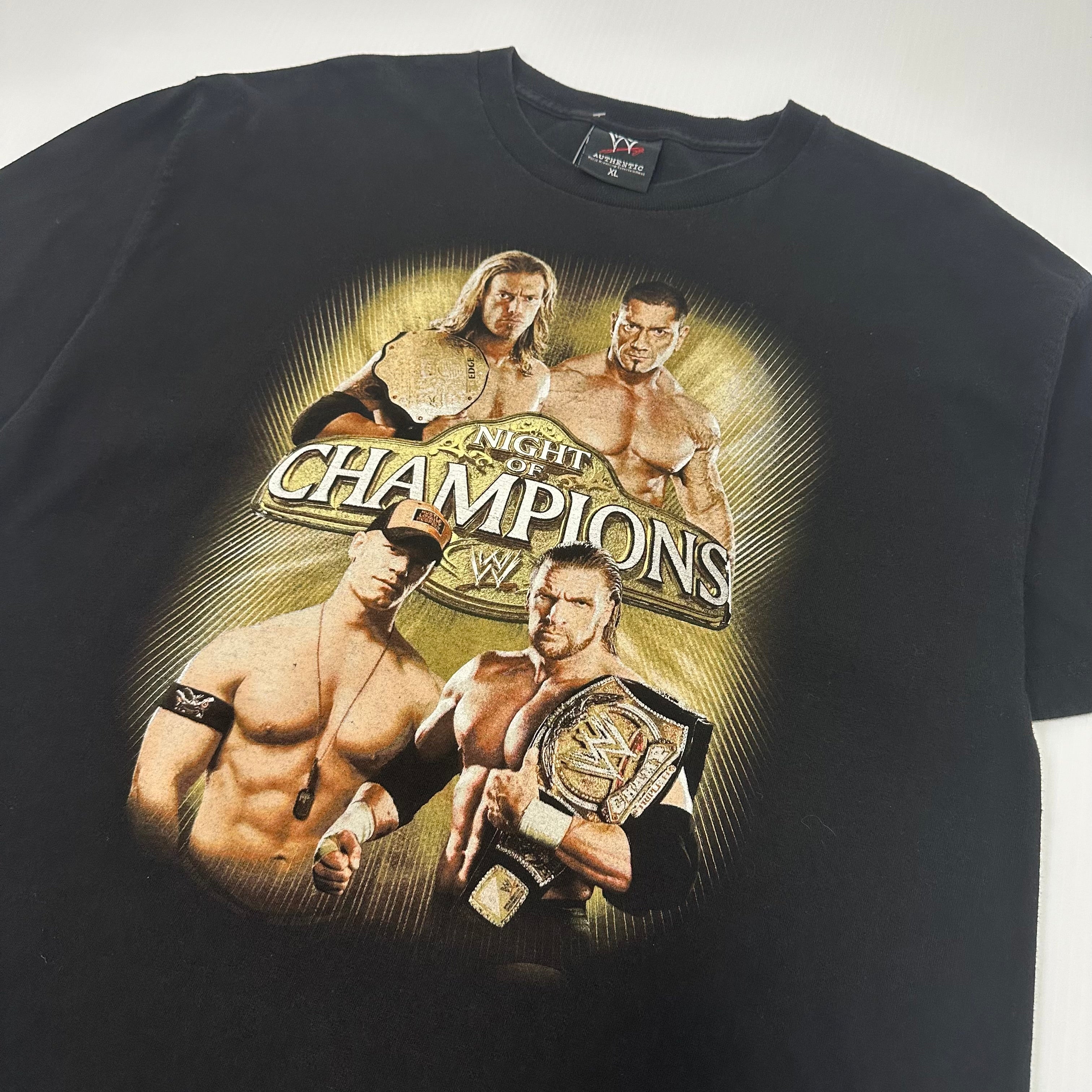 2008 WWE Night OF Champions Wrestling Tee XL