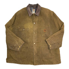 Load image into Gallery viewer, Carhartt Faded Brown Chore Coat 3XL
