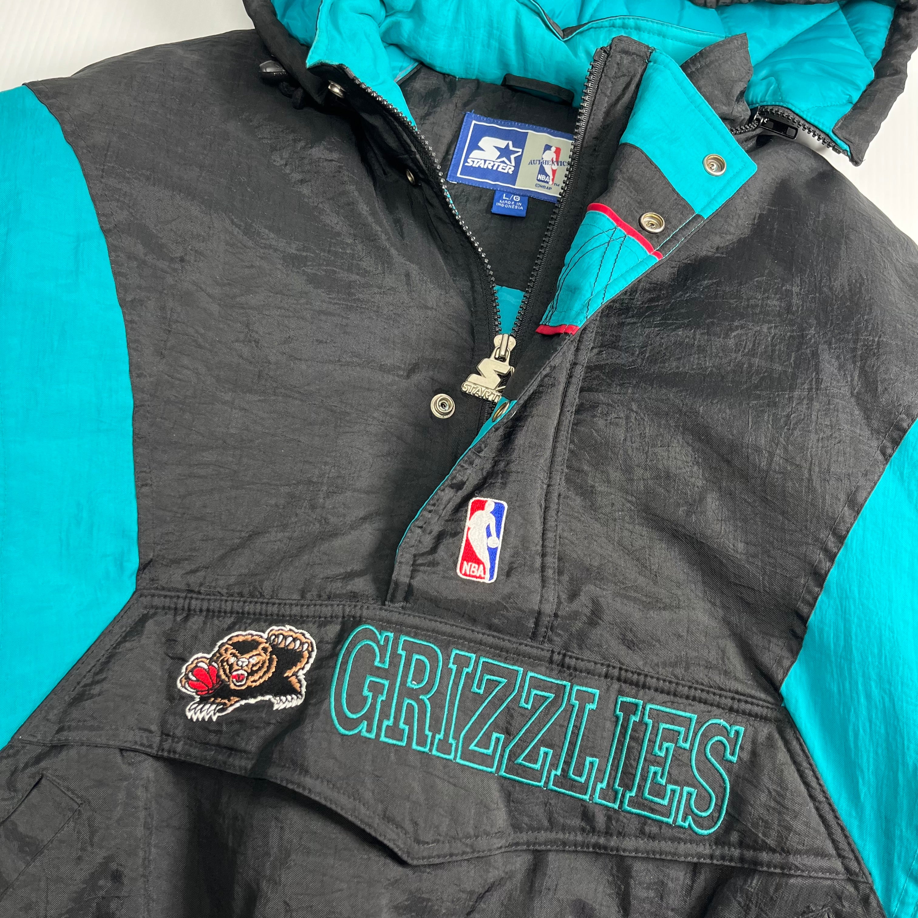 Vintage Starter Vancouver Grizzlies Puffer Jacket L