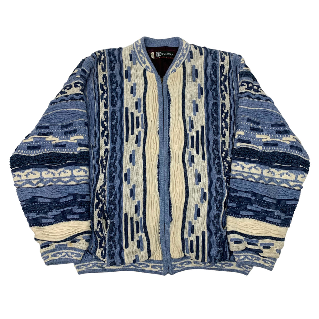 Vintage Tundra Coogi-Style Zip Jacket XL