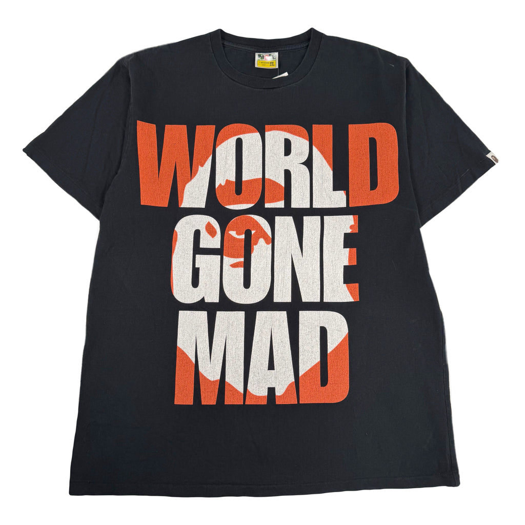 BAPE World Gone Mad Graphic Tee XXL