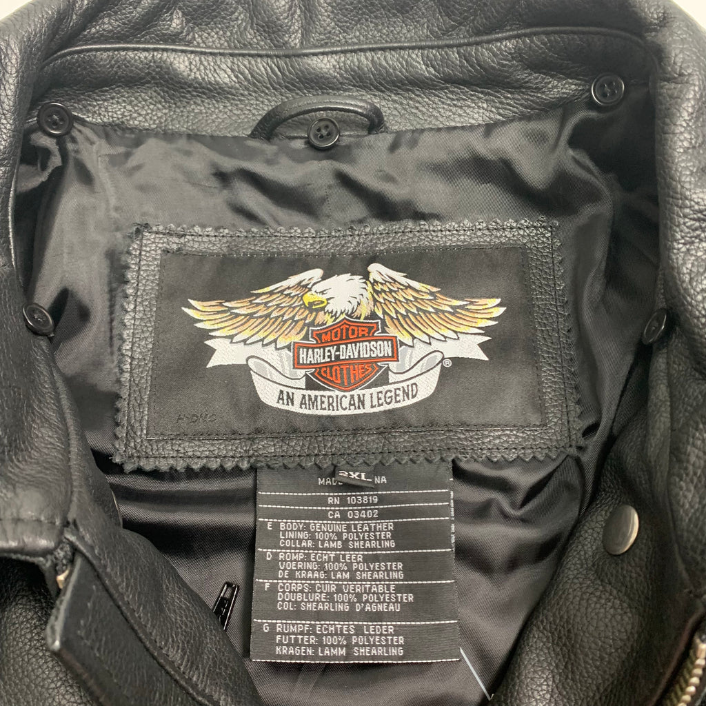 Vintage Harley Davidson Leather Jacket XXL
