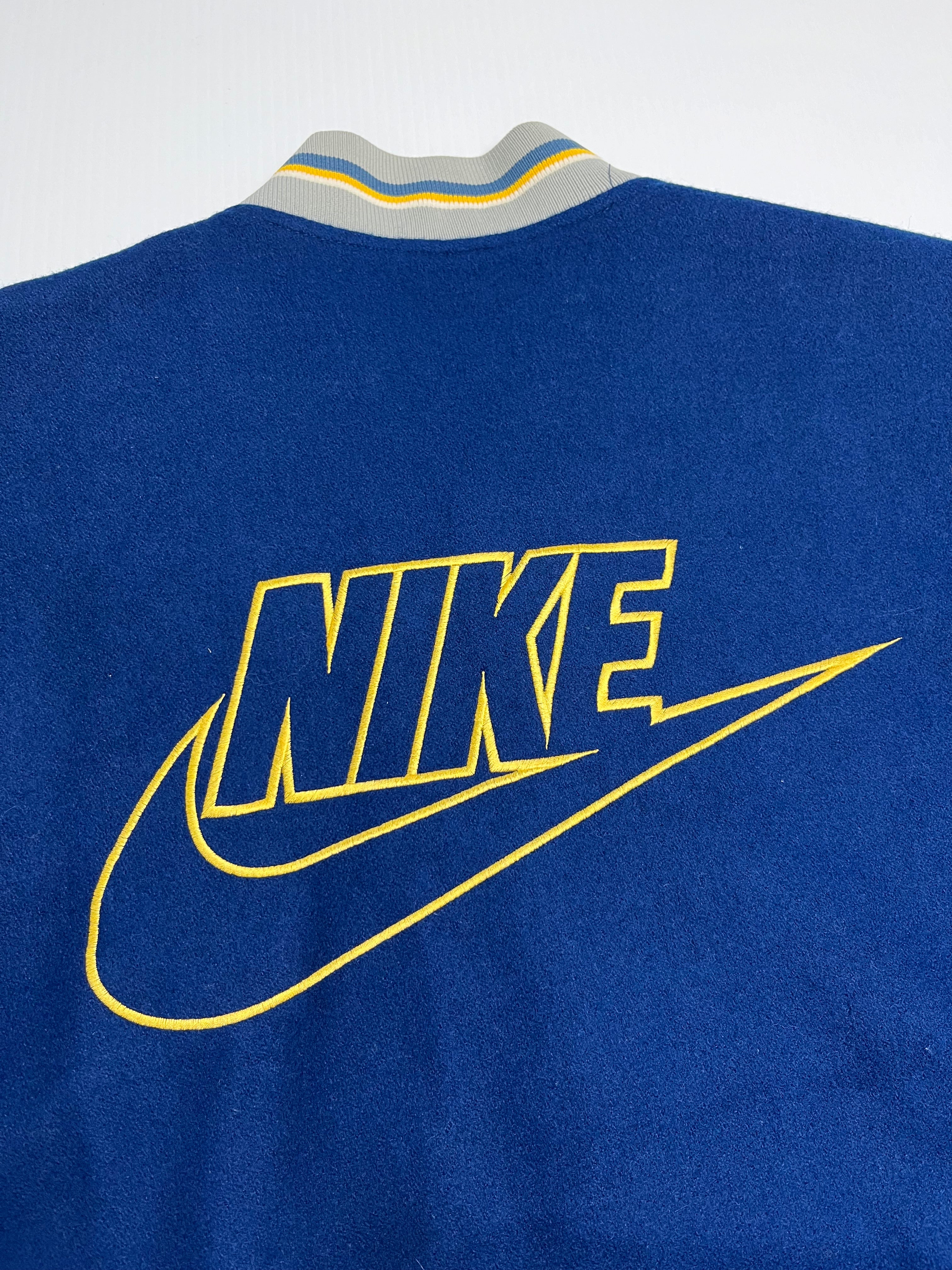 Vintage Nike Big Logo Varsity Jacket L