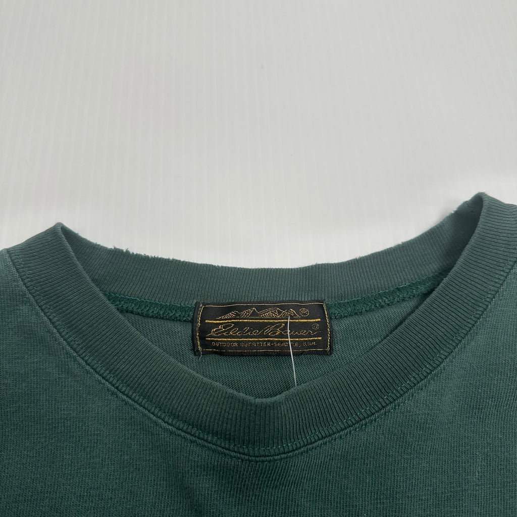 Vintage Eddie Bauer Faded Pocket Longsleeve Shirt XL