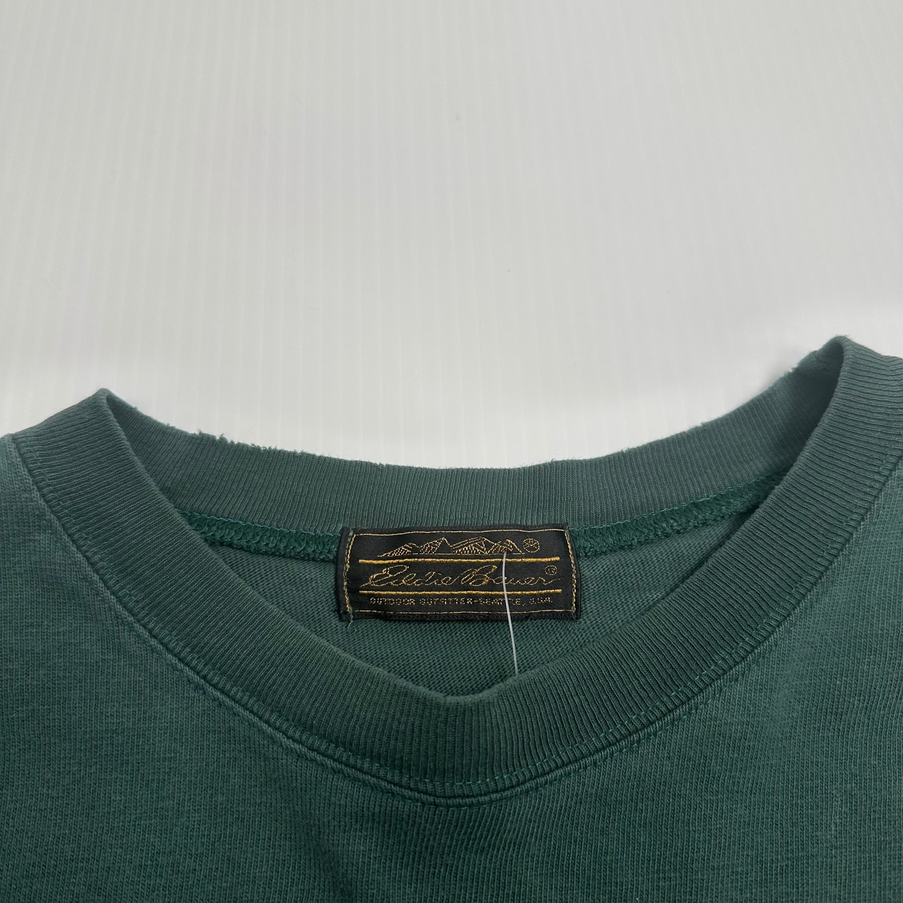 Vintage Eddie Bauer Faded Pocket Longsleeve Shirt XL