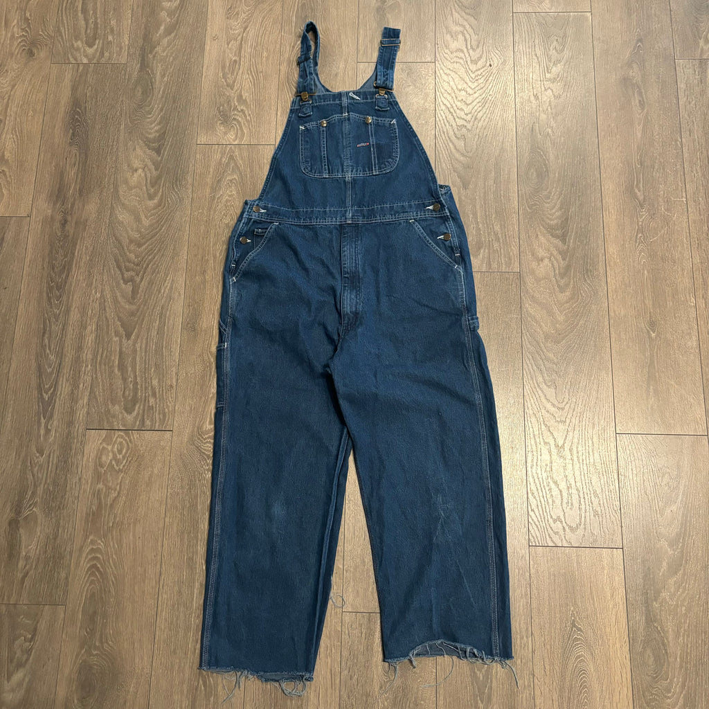 Vintage Carhartt Dark Wash Denim Overalls 38