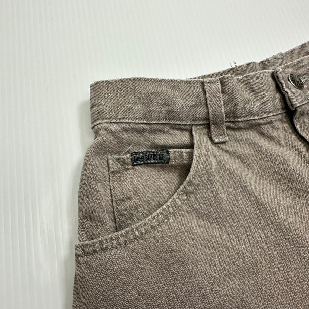 Vintage Lee Riveted Denim Shorts Women's 10