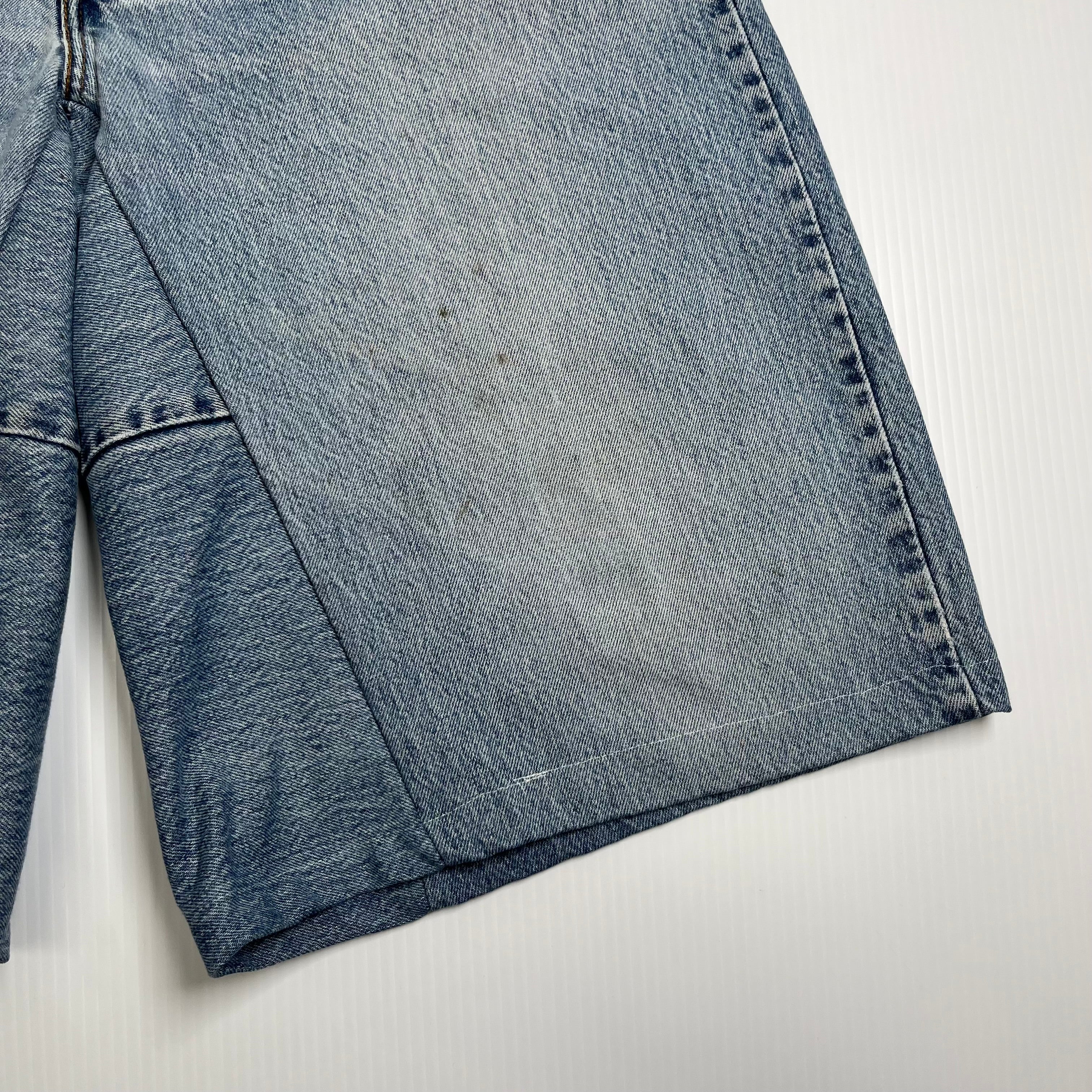Vintage Levi's Custom Rework Baggy Denim Shorts 34