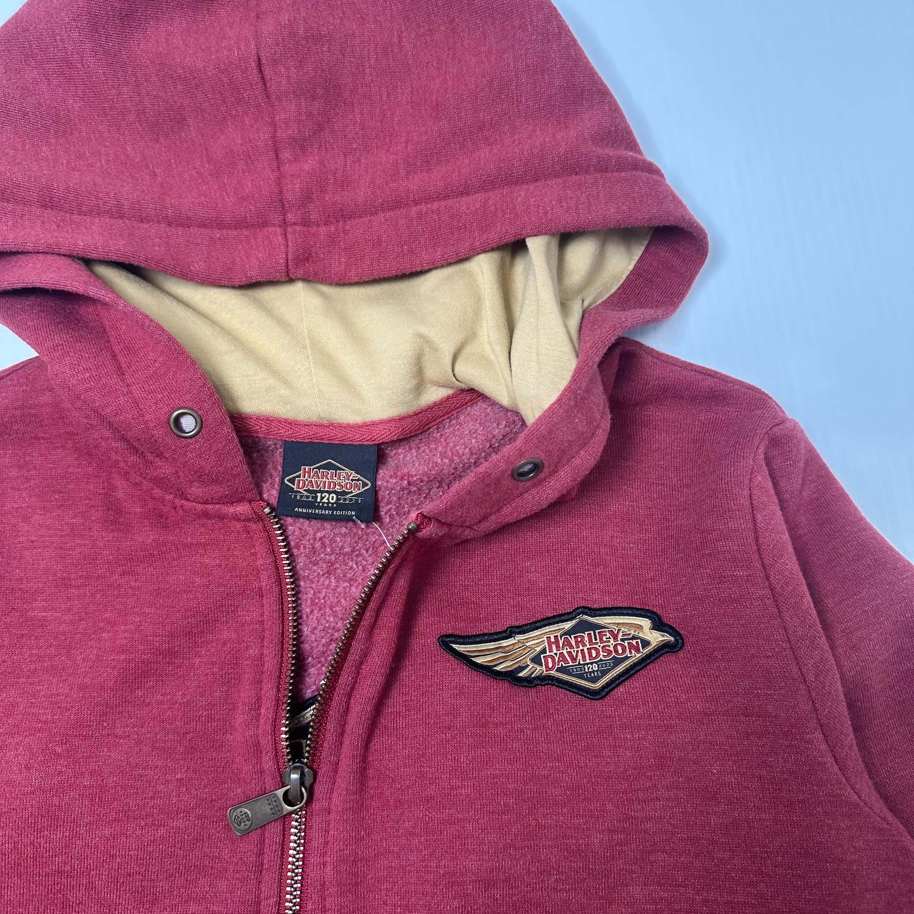 Harley Davidson 120th Anniversary Zip Hoodie S