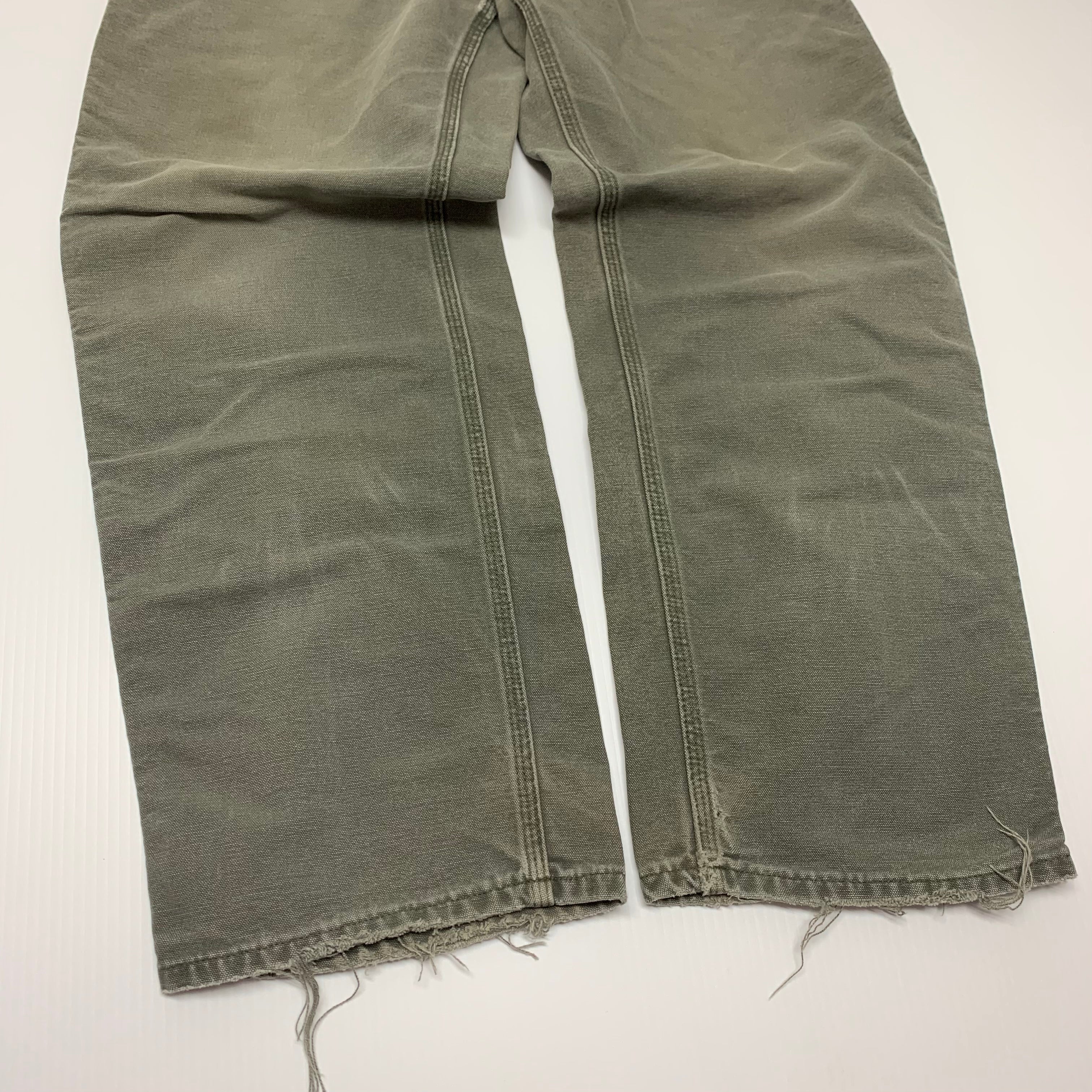 Carhartt Olive Carpenter Pants 34x32