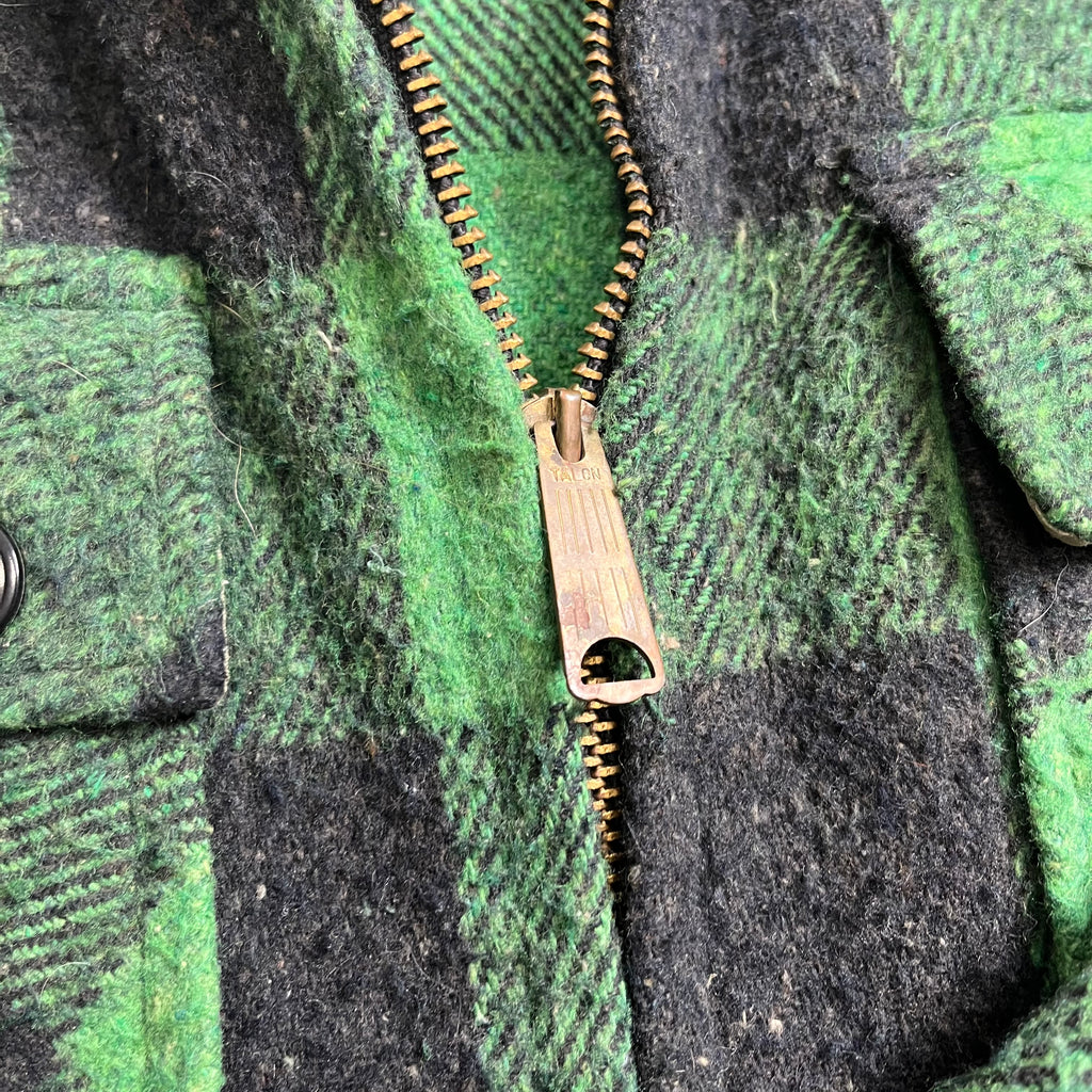 Vintage Big Mike Plaid Full Zip Flannel Jacket L