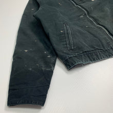 Load image into Gallery viewer, Carhartt J01 Distressed Black Detroit Jacket XL
