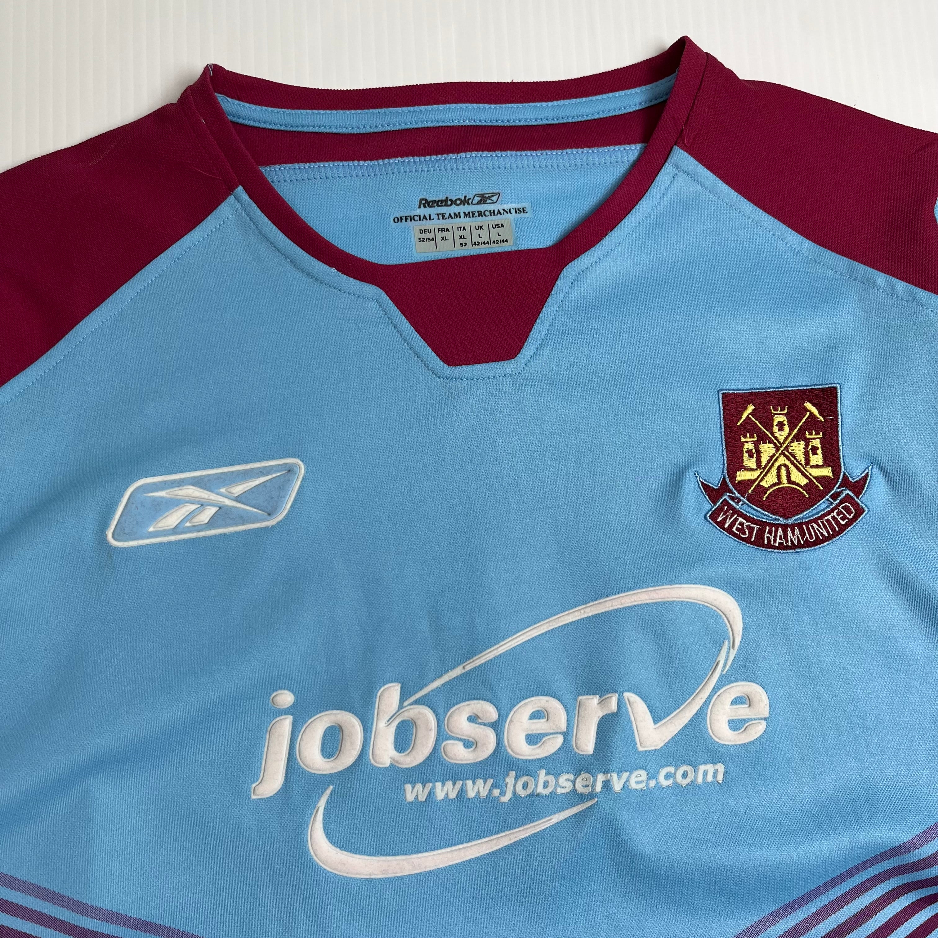 2004-05 Reebok West Ham Away Kit XL