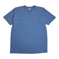 Vintage Au Coton Blank Blue Tee XL