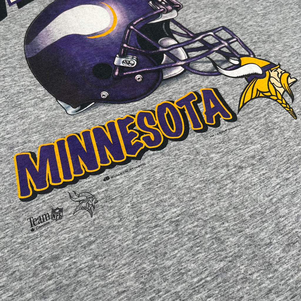 Vintage Bulletin Athletic Minnesota Vikings NFL Tee XL