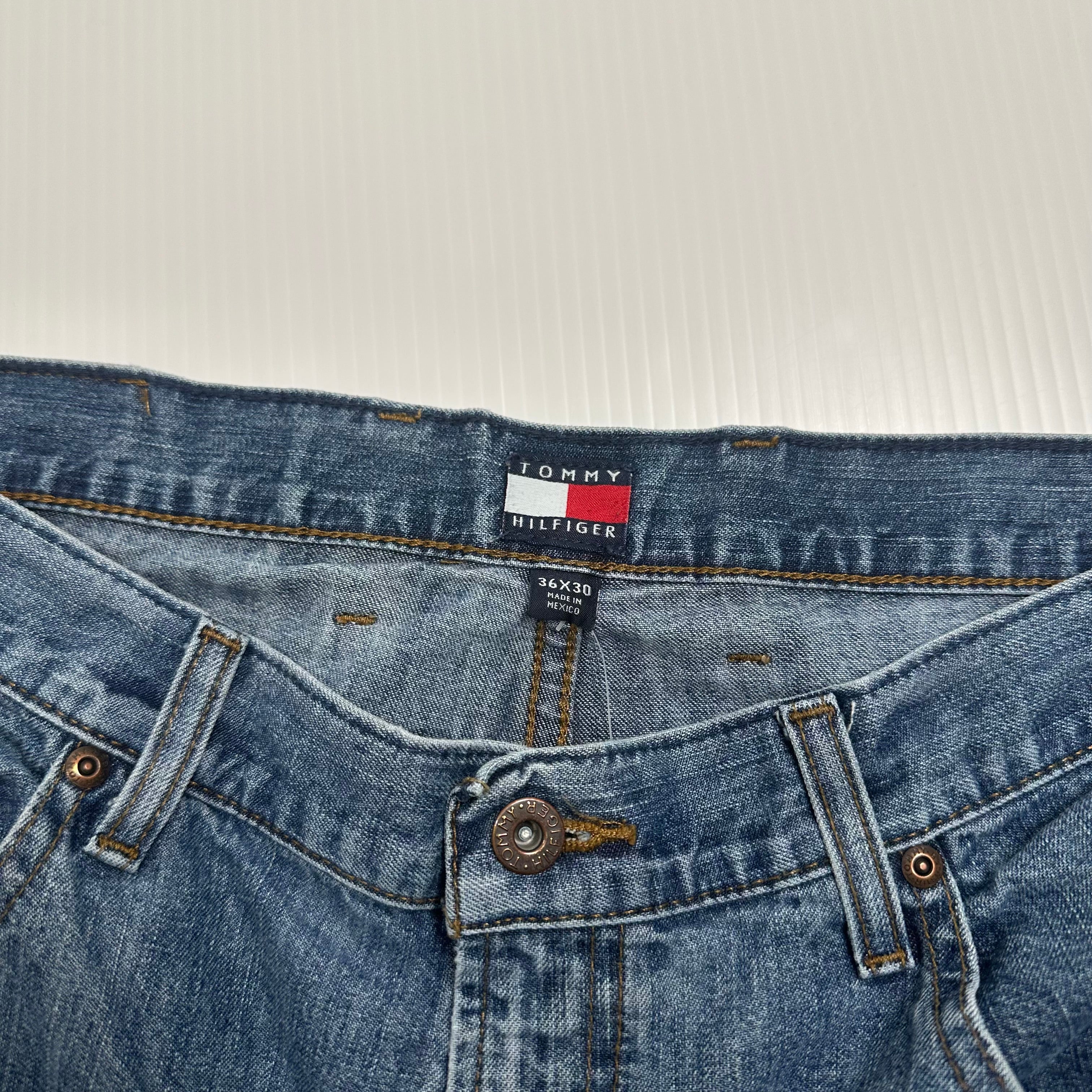 Vintage Tommy Hilfiger Medium Wash Wide Leg Denim 36