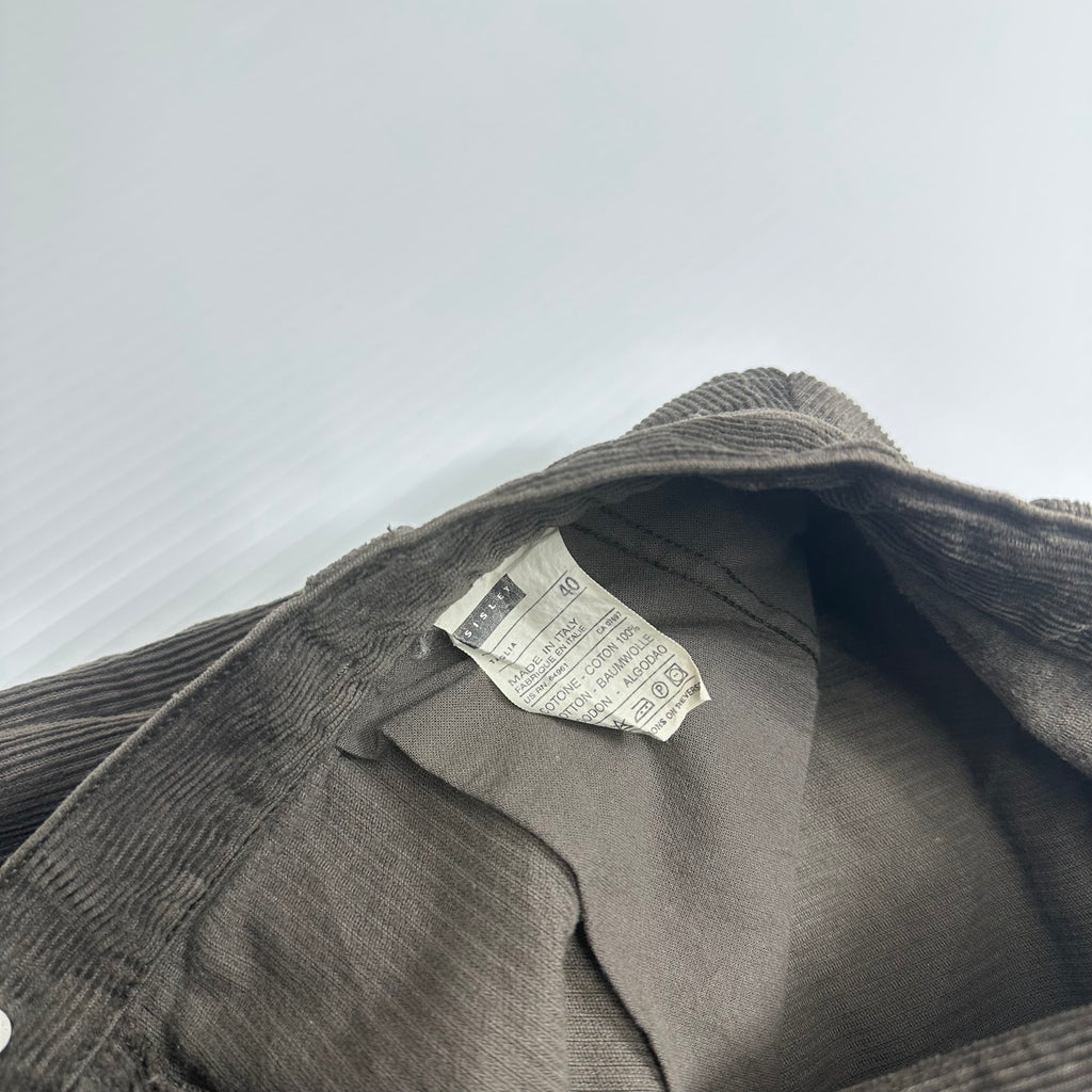 Sisley Corduroy Straight Leg Trousers 28