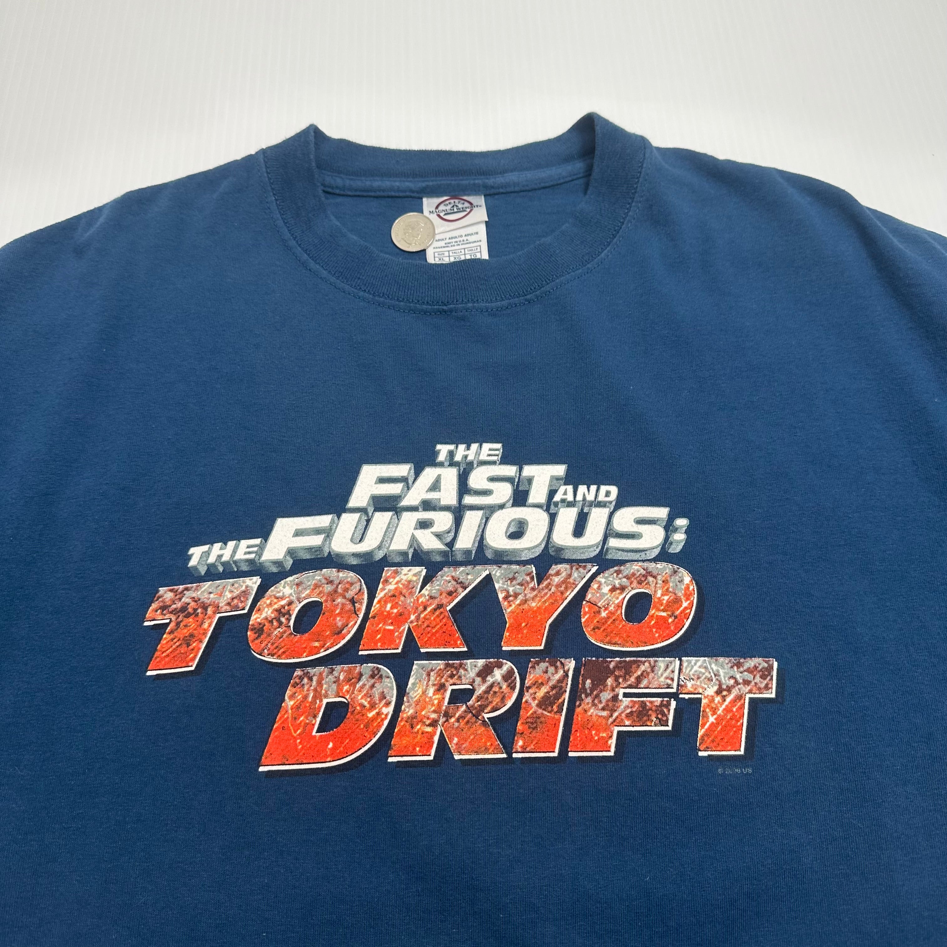 2006 Fast And Furious Tokyo Drift Movie Promo Tee XL