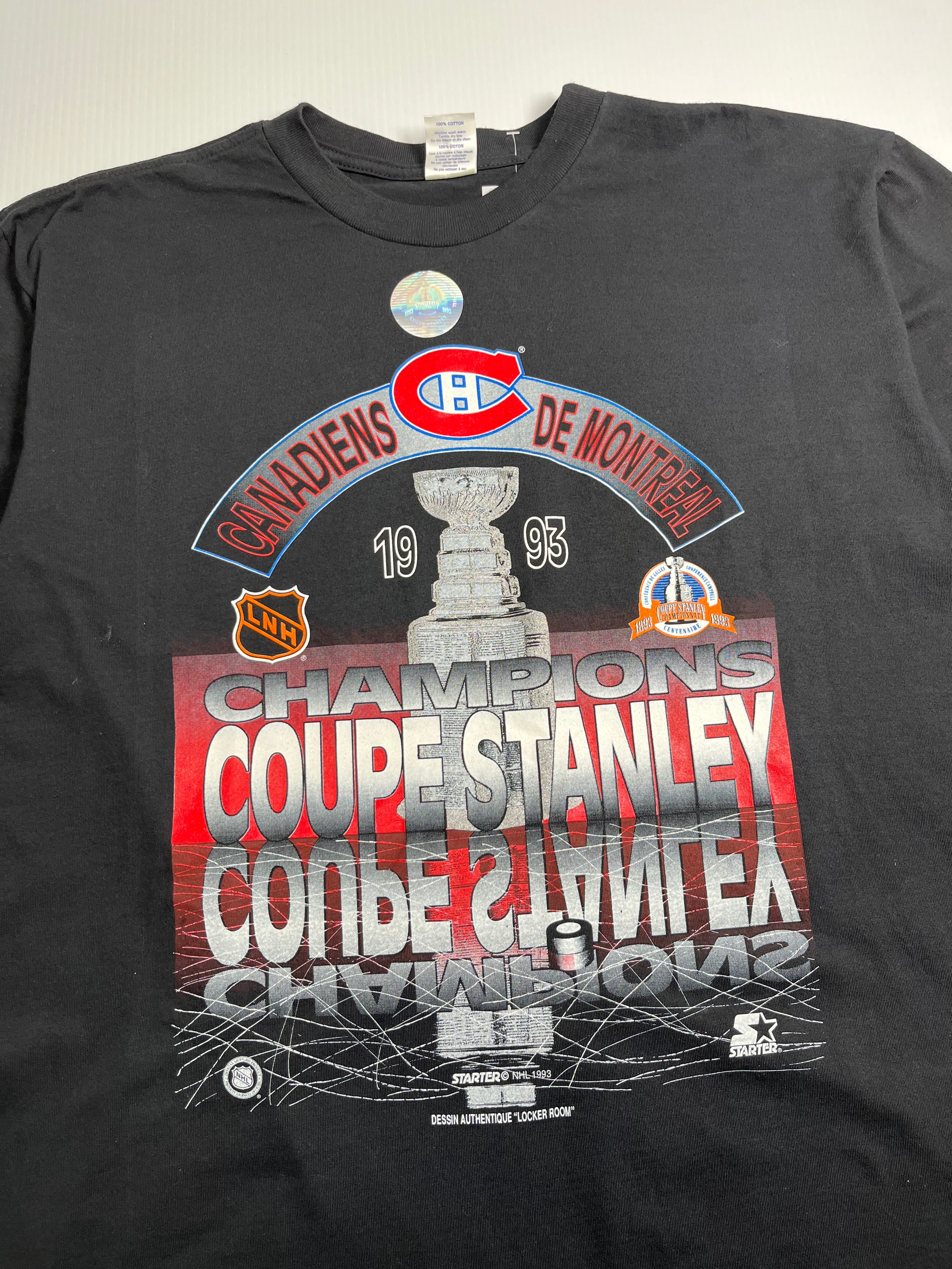 1993 Starter Montreal Canadiens NHL Tee XL