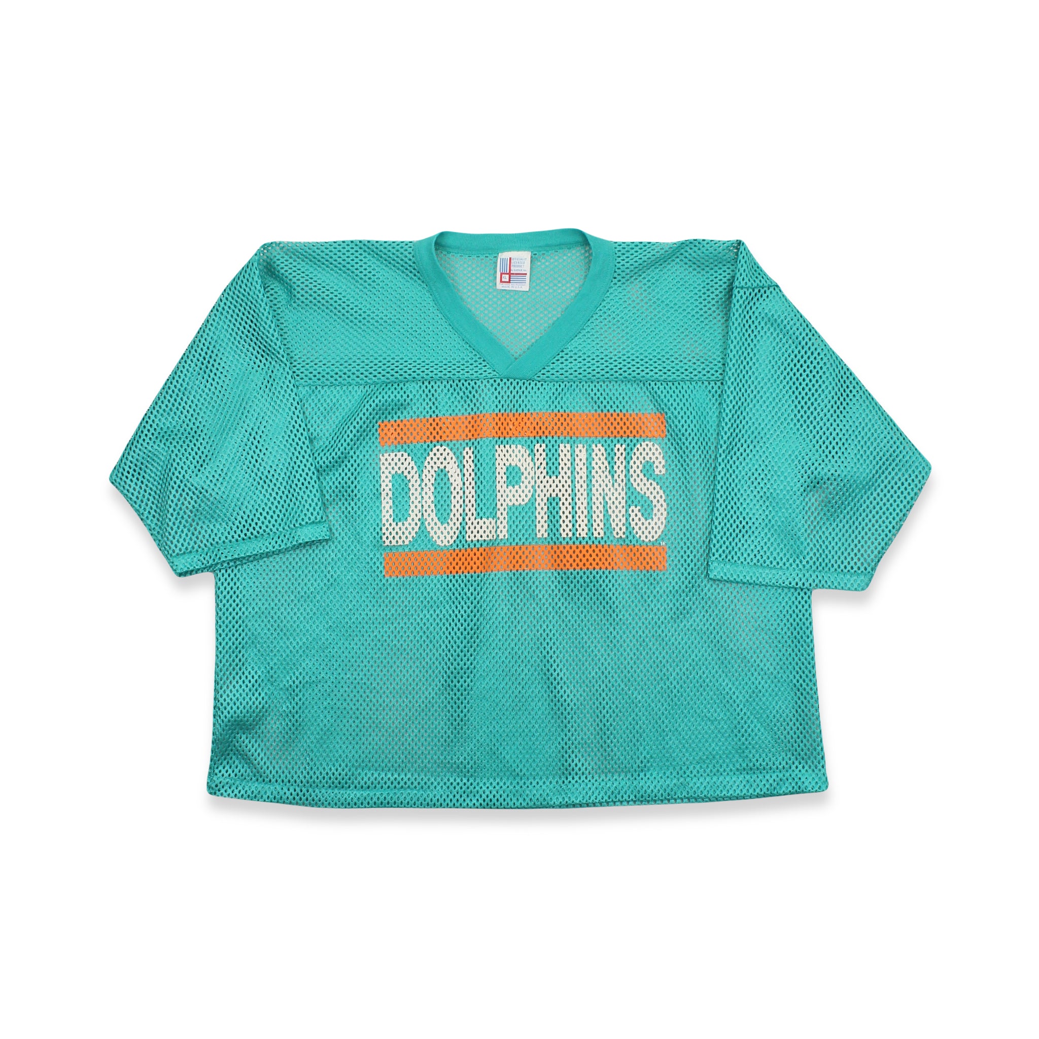 Vintage Miami Dolphins Cropped Mesh Jersey XL