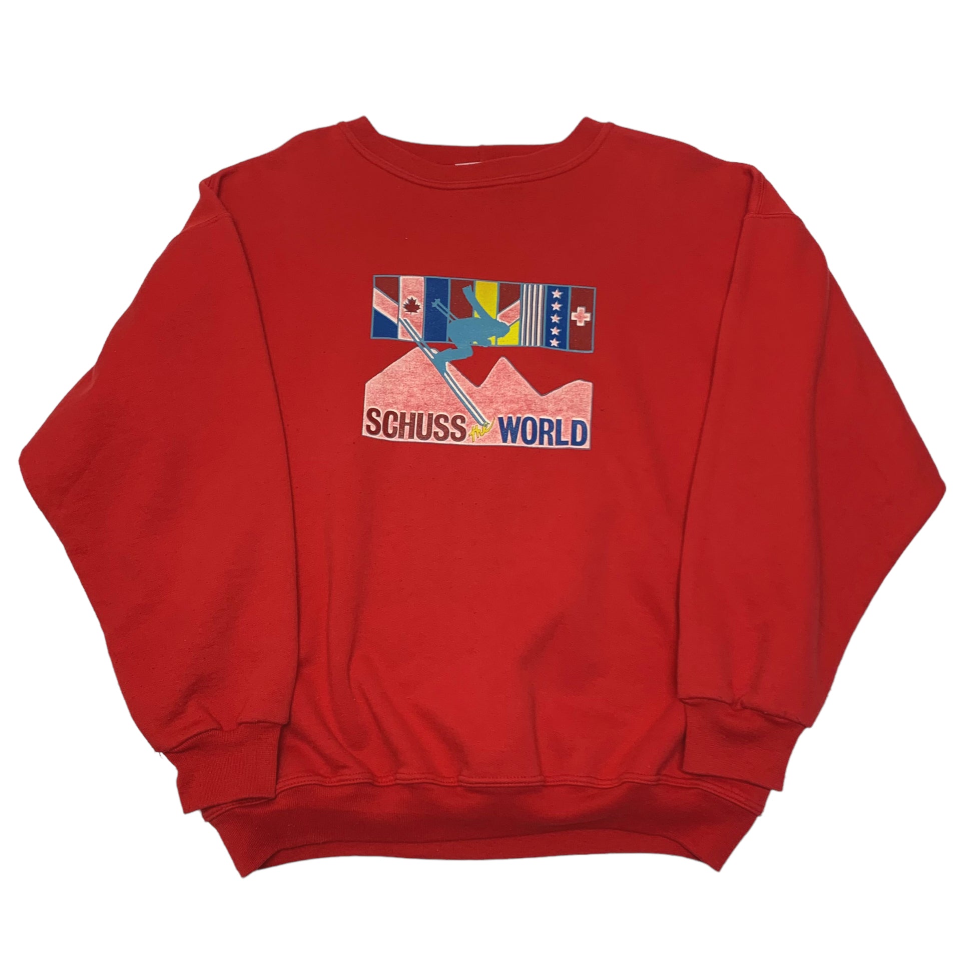 80s Schuss World Crewneck XL