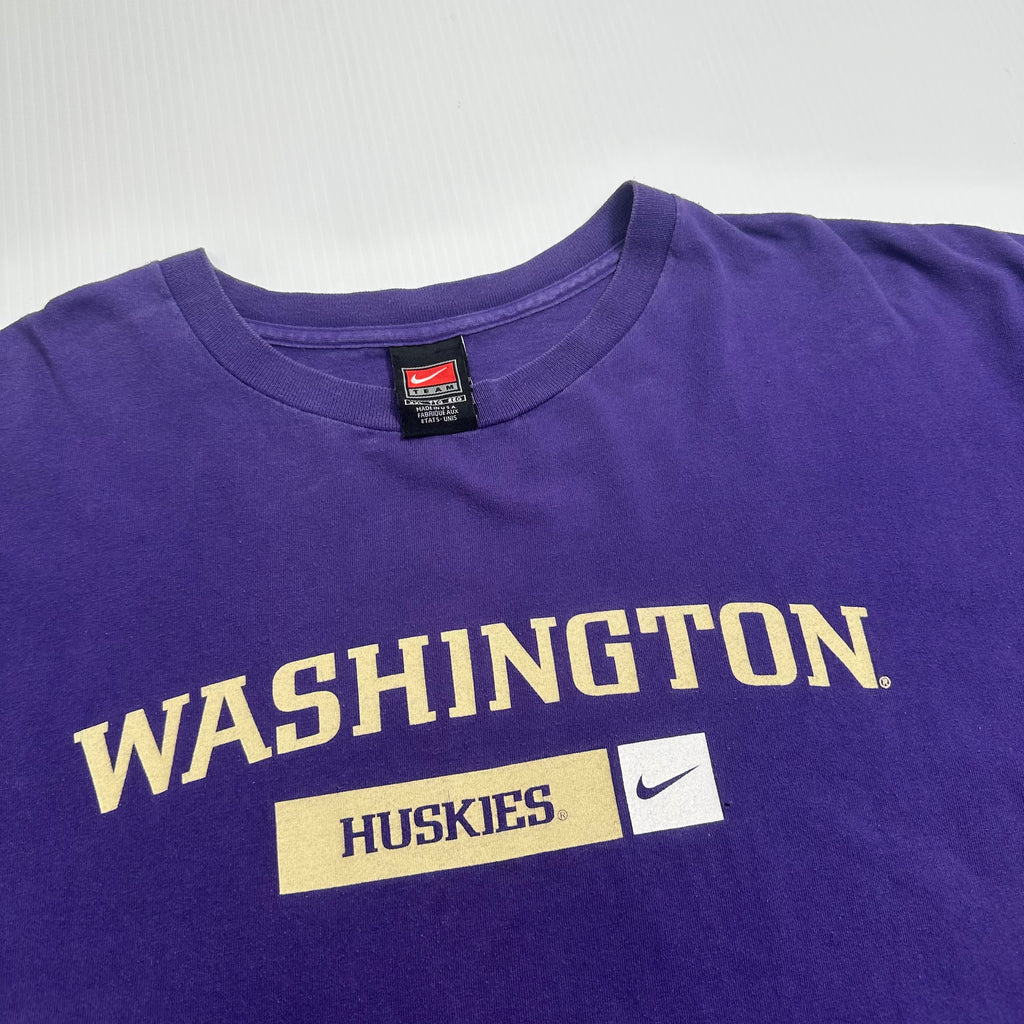 90s Nike Washington Huskies Graphic Tee XXL