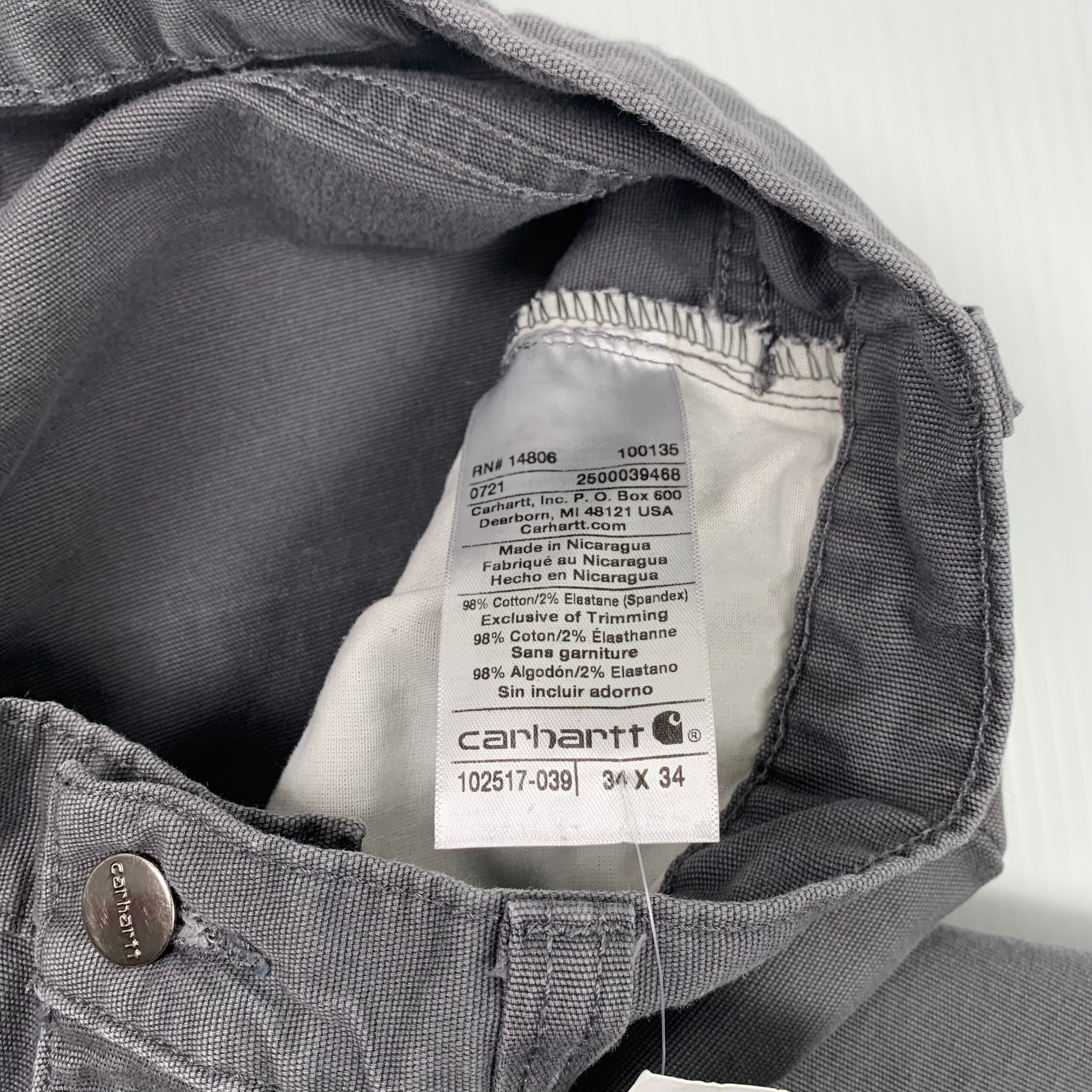 Vintage Carhartt Carpenter Denim 34