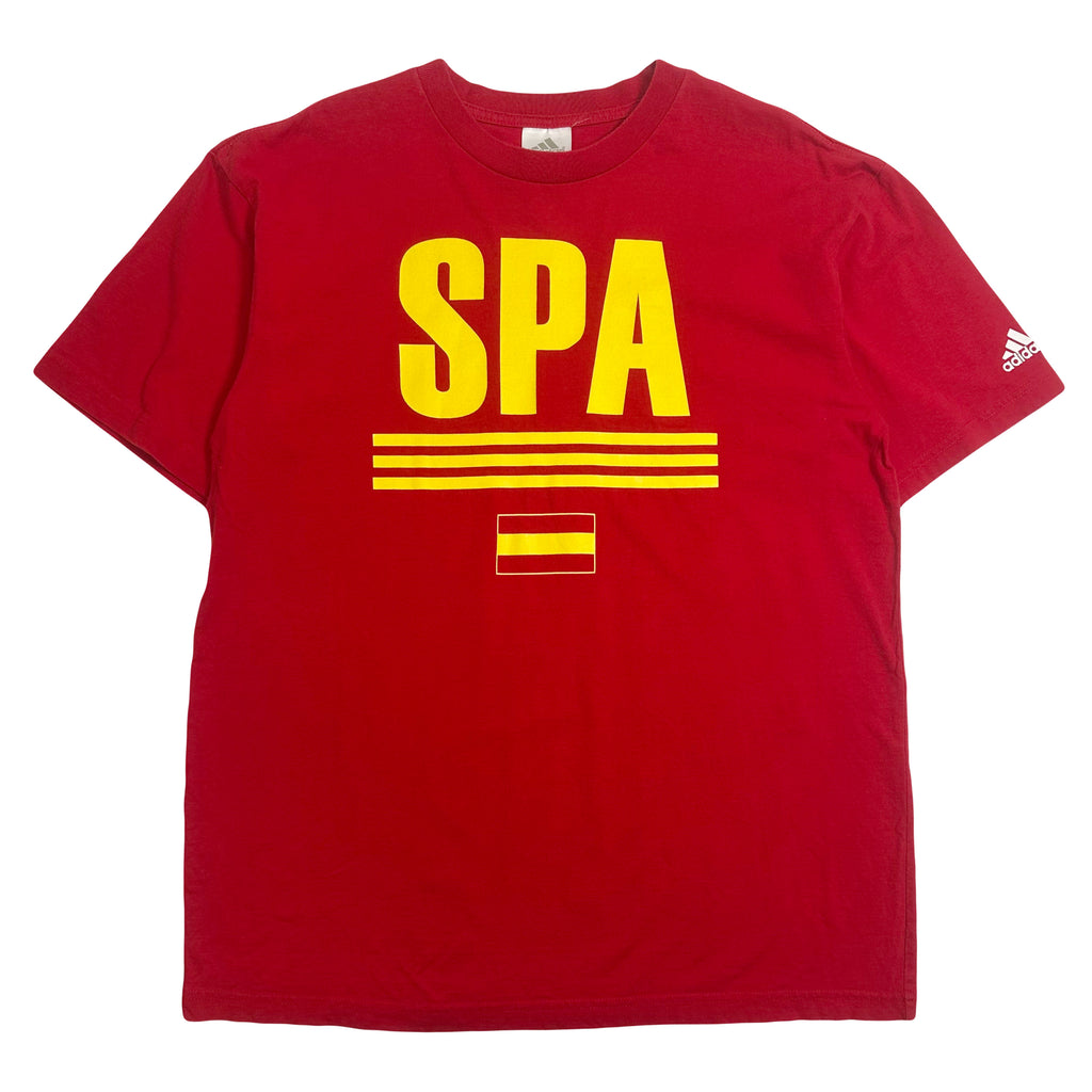 Vintage Adidas Spain National Football Team Tee XL