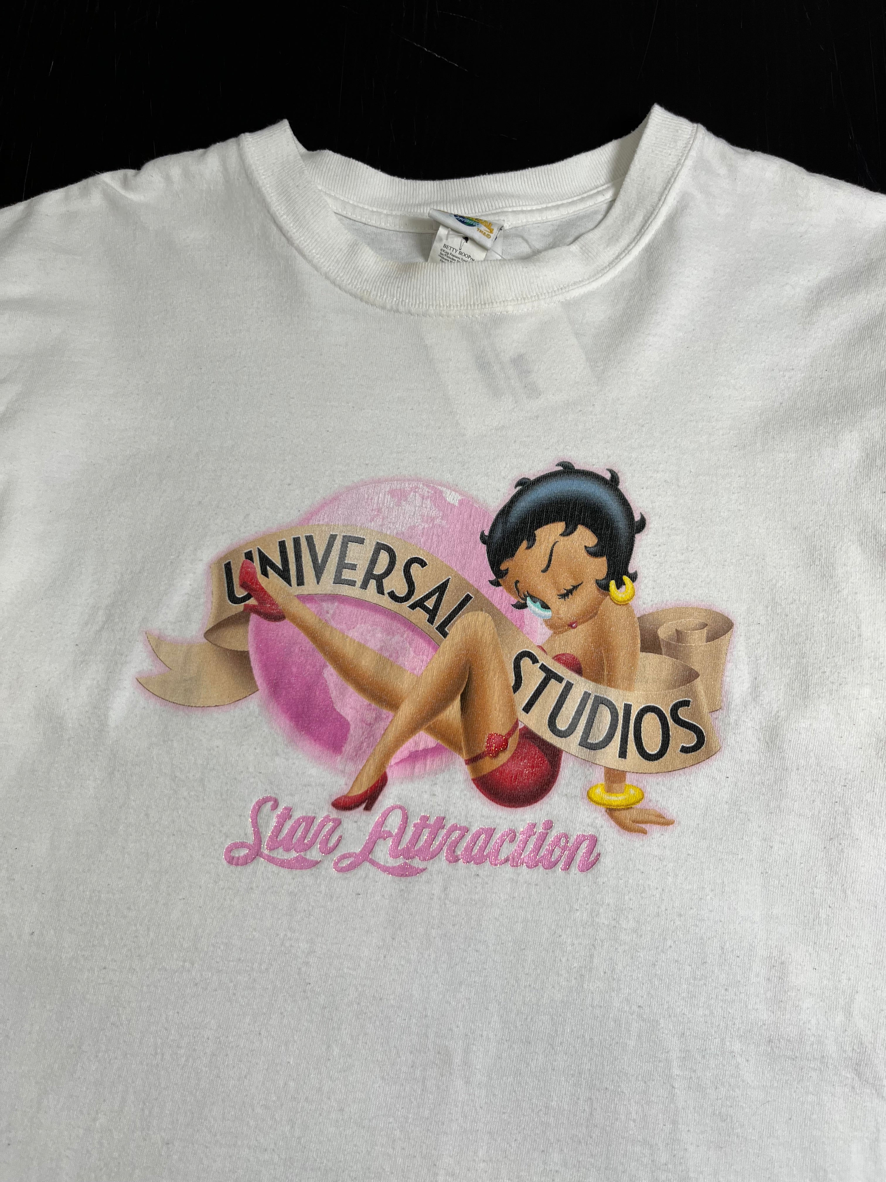 2000s Betty Boop Star Attraction Universal Studios Tee L