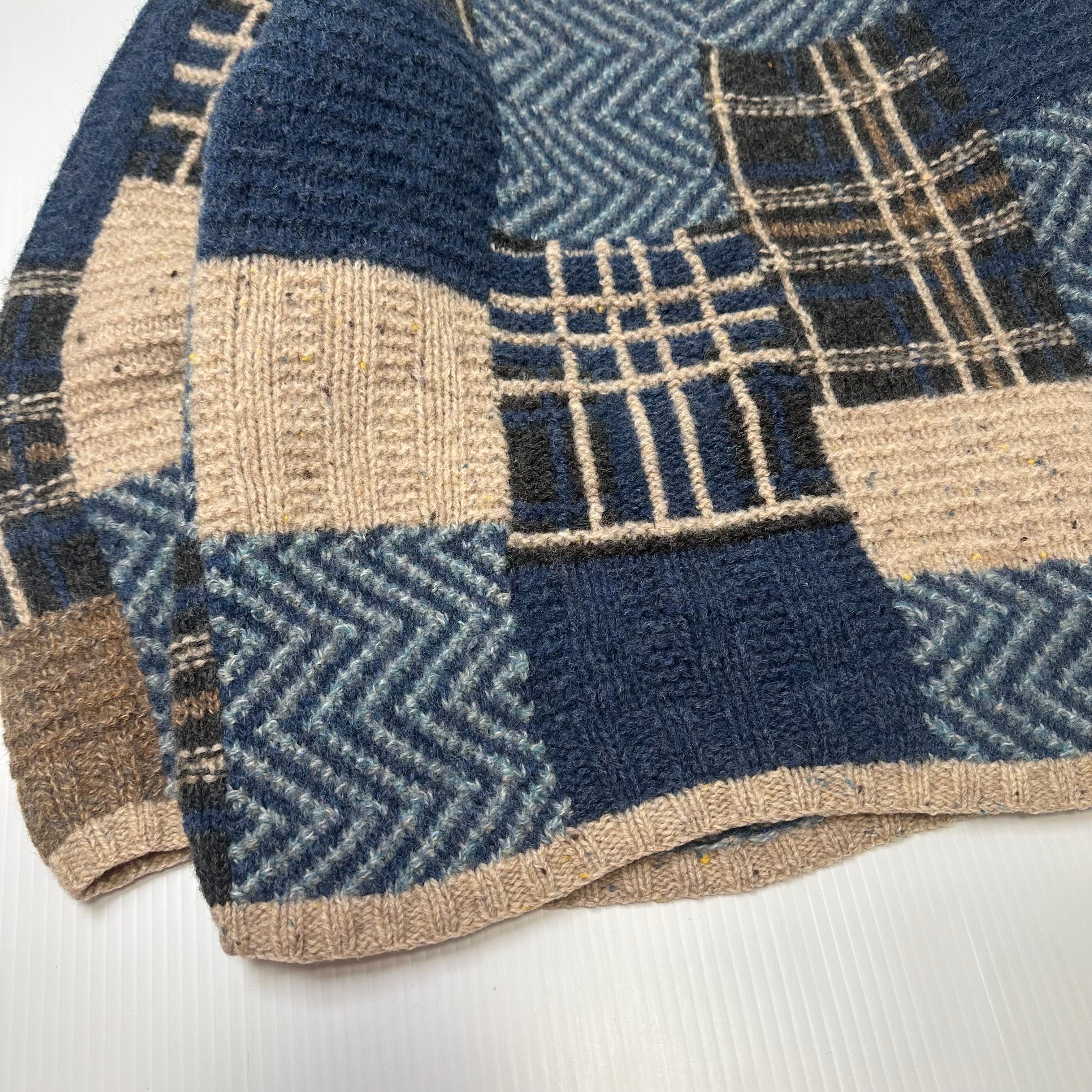 Vintage Entree Wool Pattern Sweater S