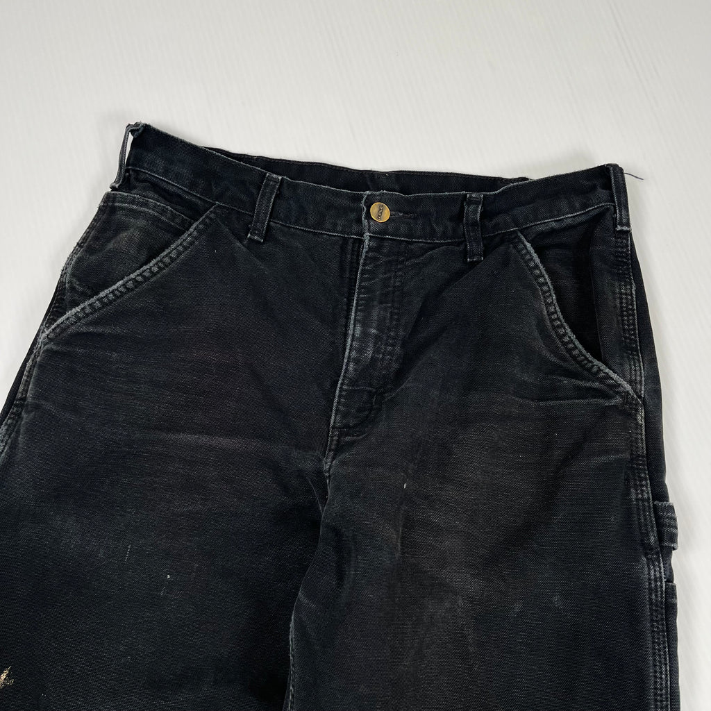 Vintage Carhartt Blanket Lined Carpenter Denim 32