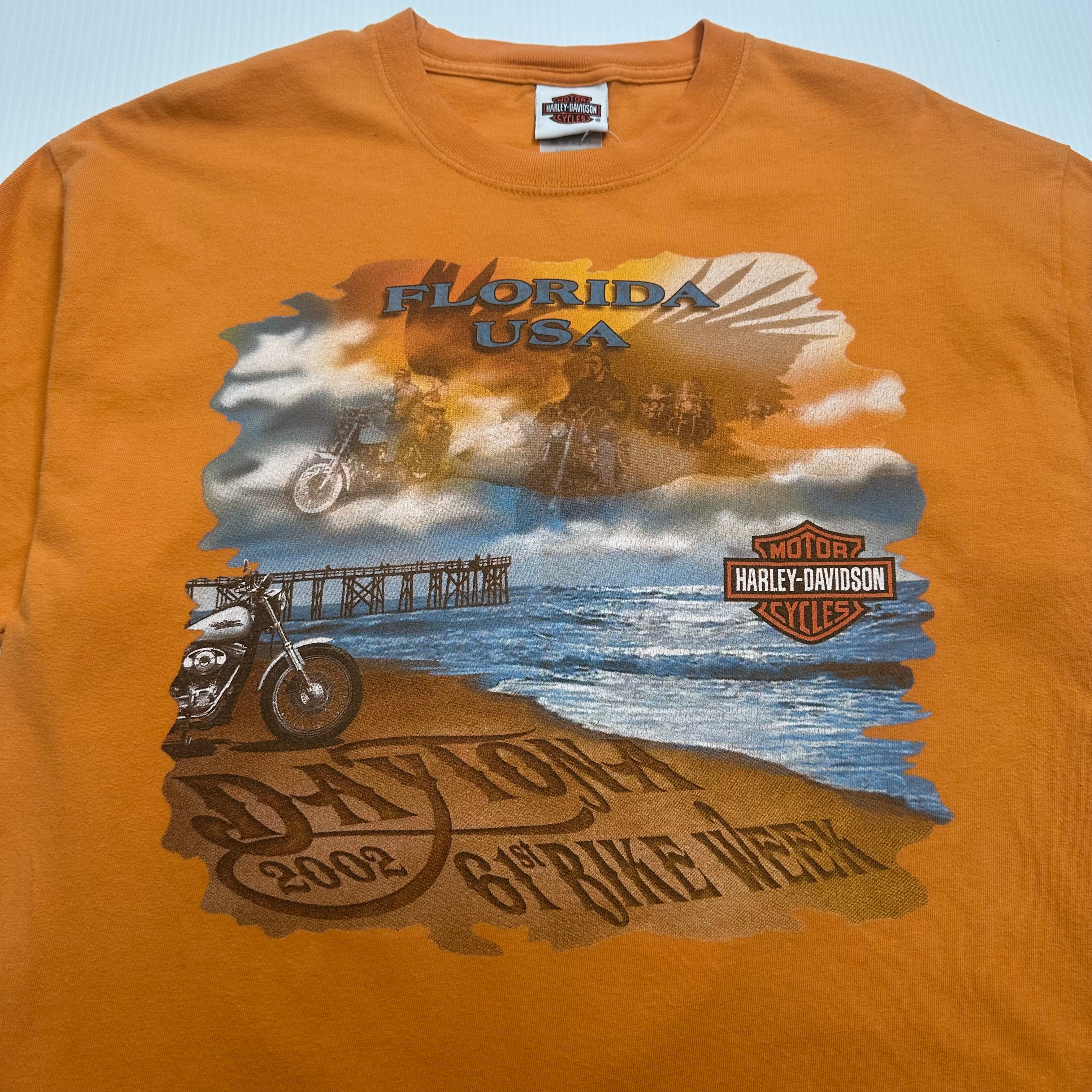 2002 Harley Davidson Daytona Florida Bike Week Tee L