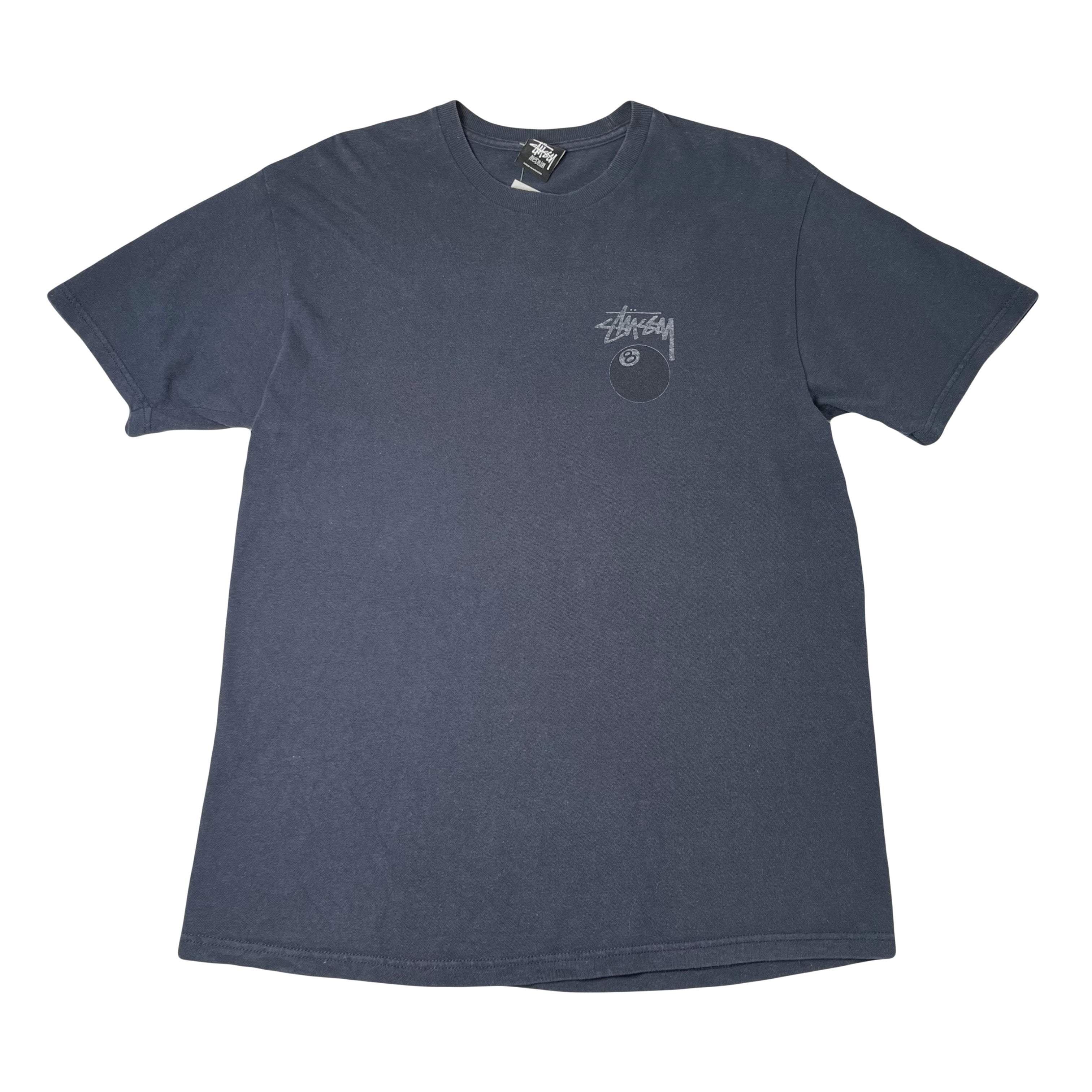 Stussy 8 Ball Faded Graphic Tee M