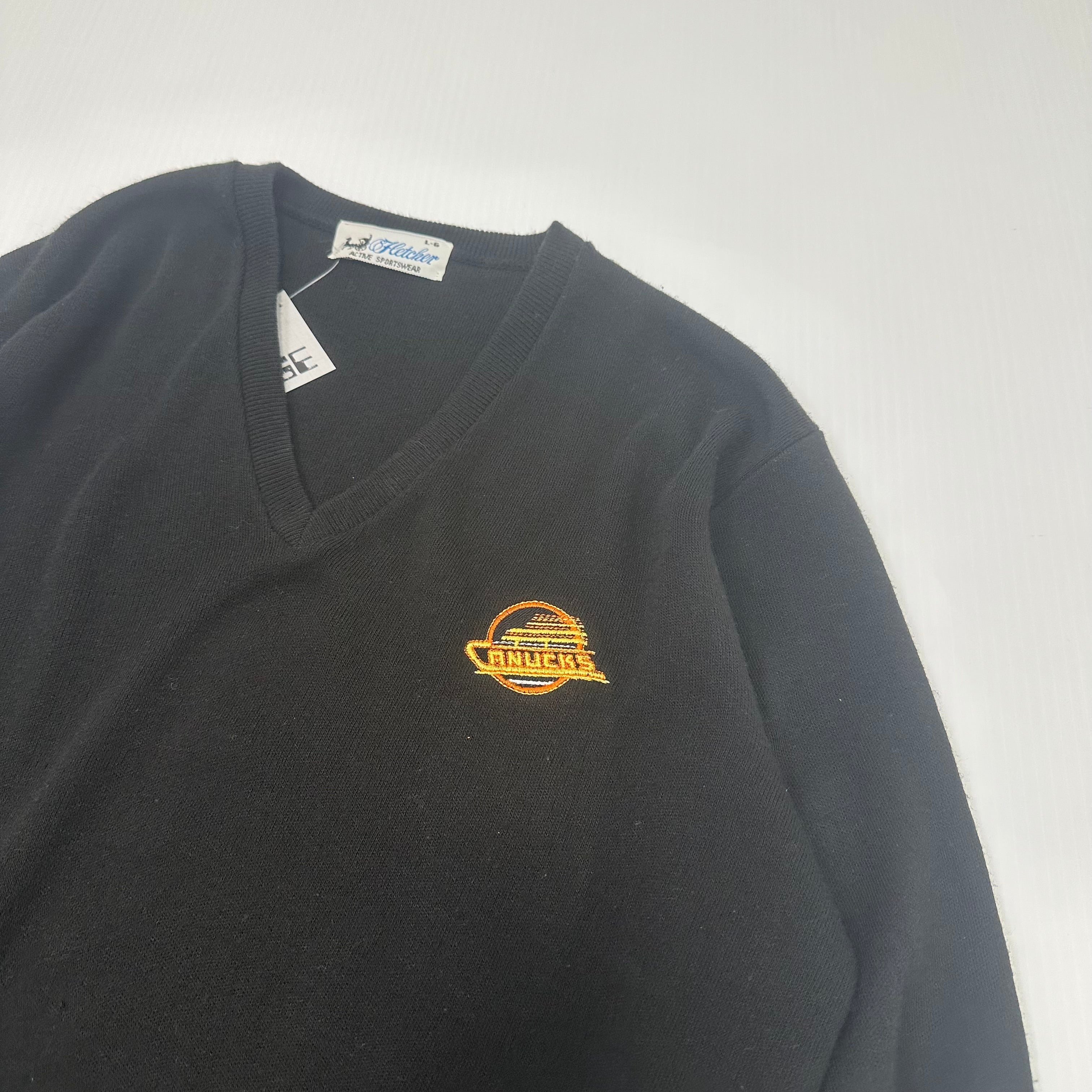 Vintage Vancouver Canucks Mini Logo Sweater L
