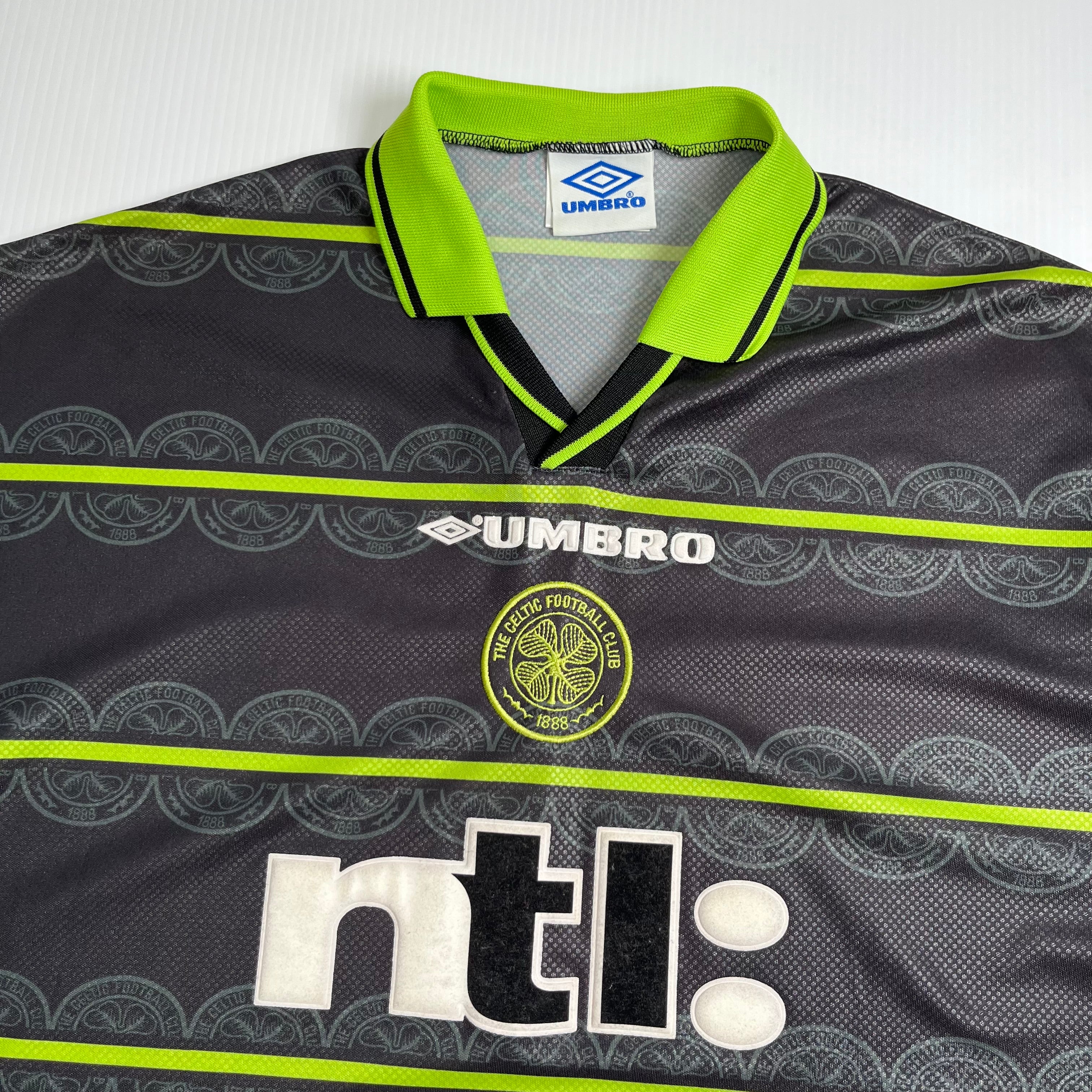 1999-00 Umbro Celtic FC Away Kit XXL